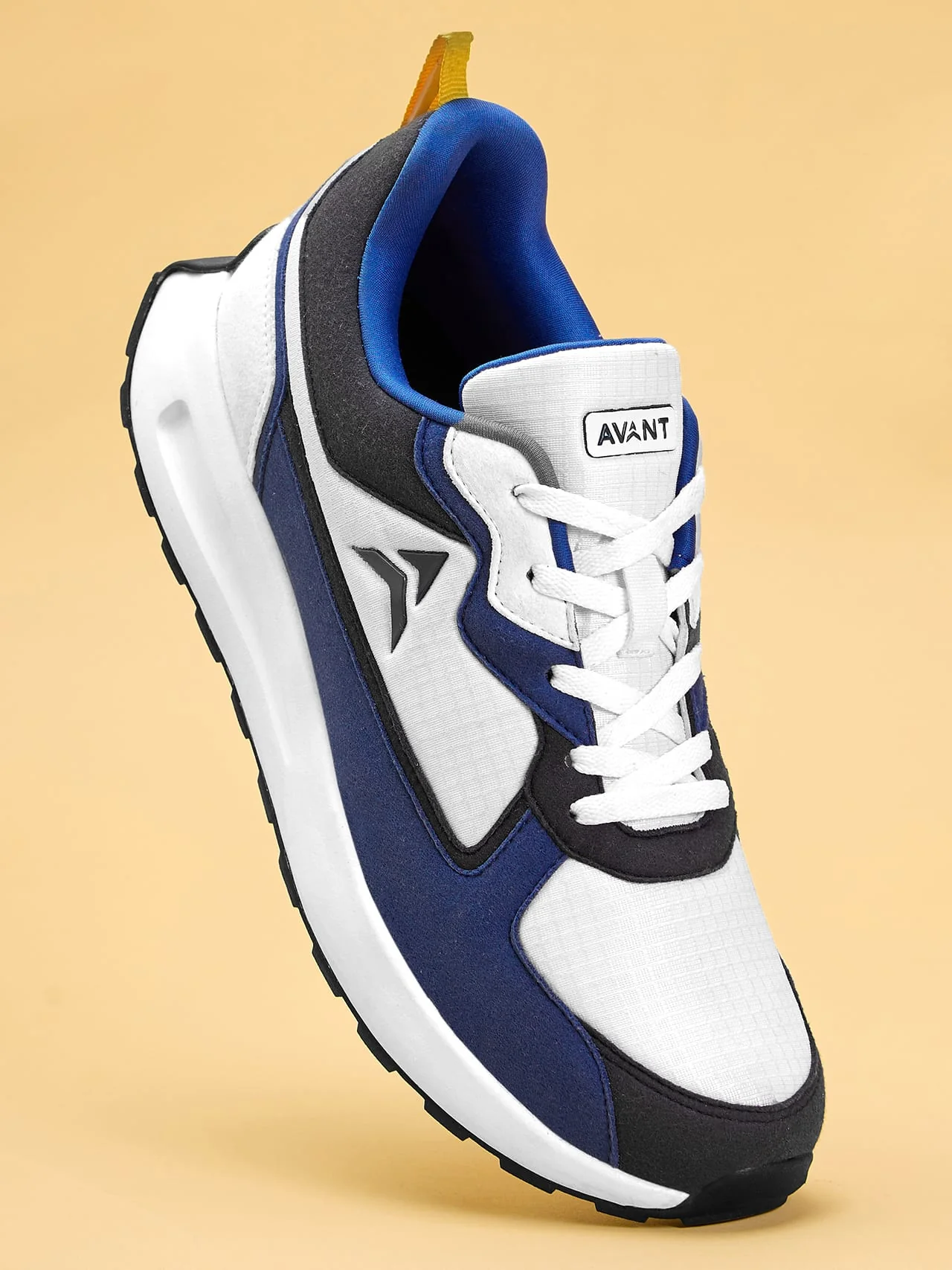 Avant Men's Waffle Max Sneaker Shoes - Blue/White - Image 3