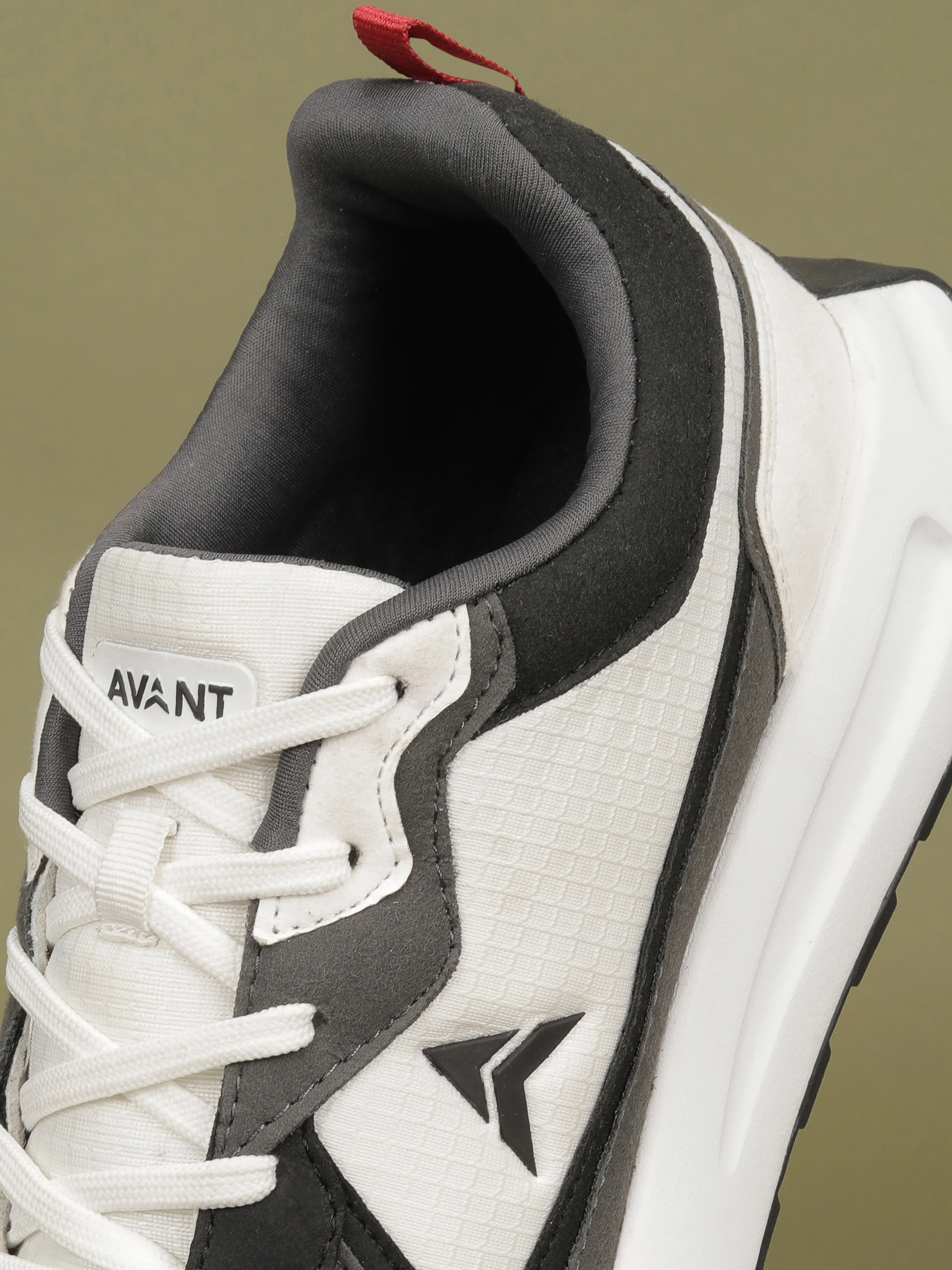 Avant Men's Waffle Max Sneakers Shoes - Grey/White - Image 10