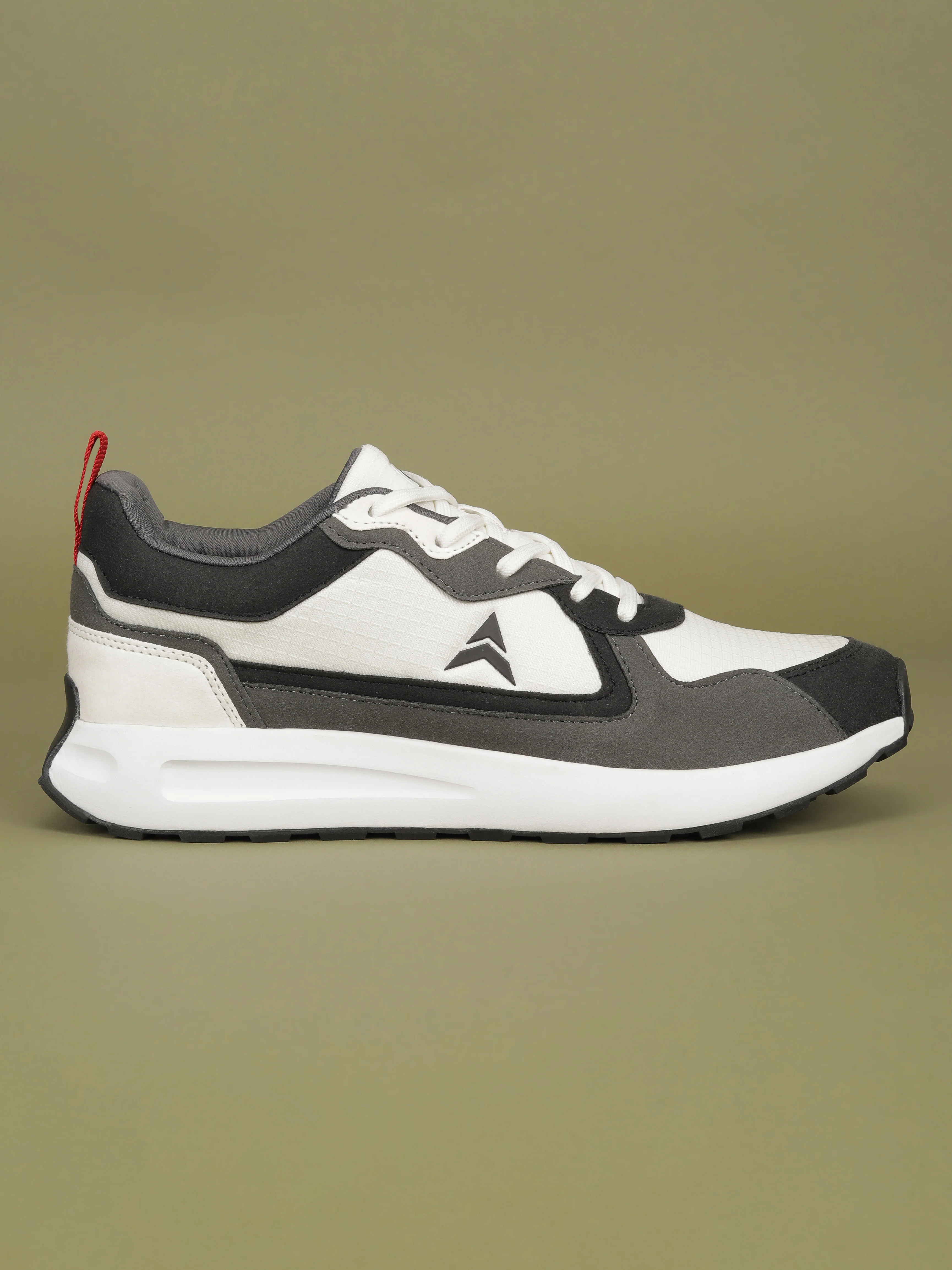 Avant Men's Waffle Max Sneakers Shoes - Grey/White - Image 3