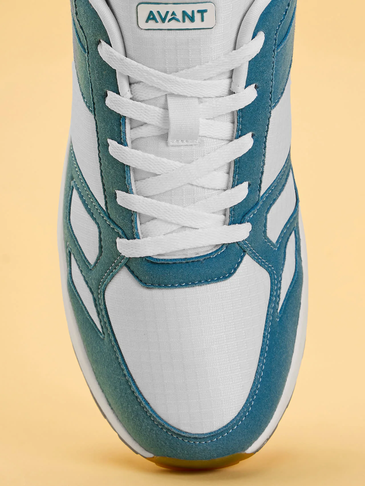 Avant Men's Waffle Pro Sneaker Shoes-Sea Green / White - Image 6