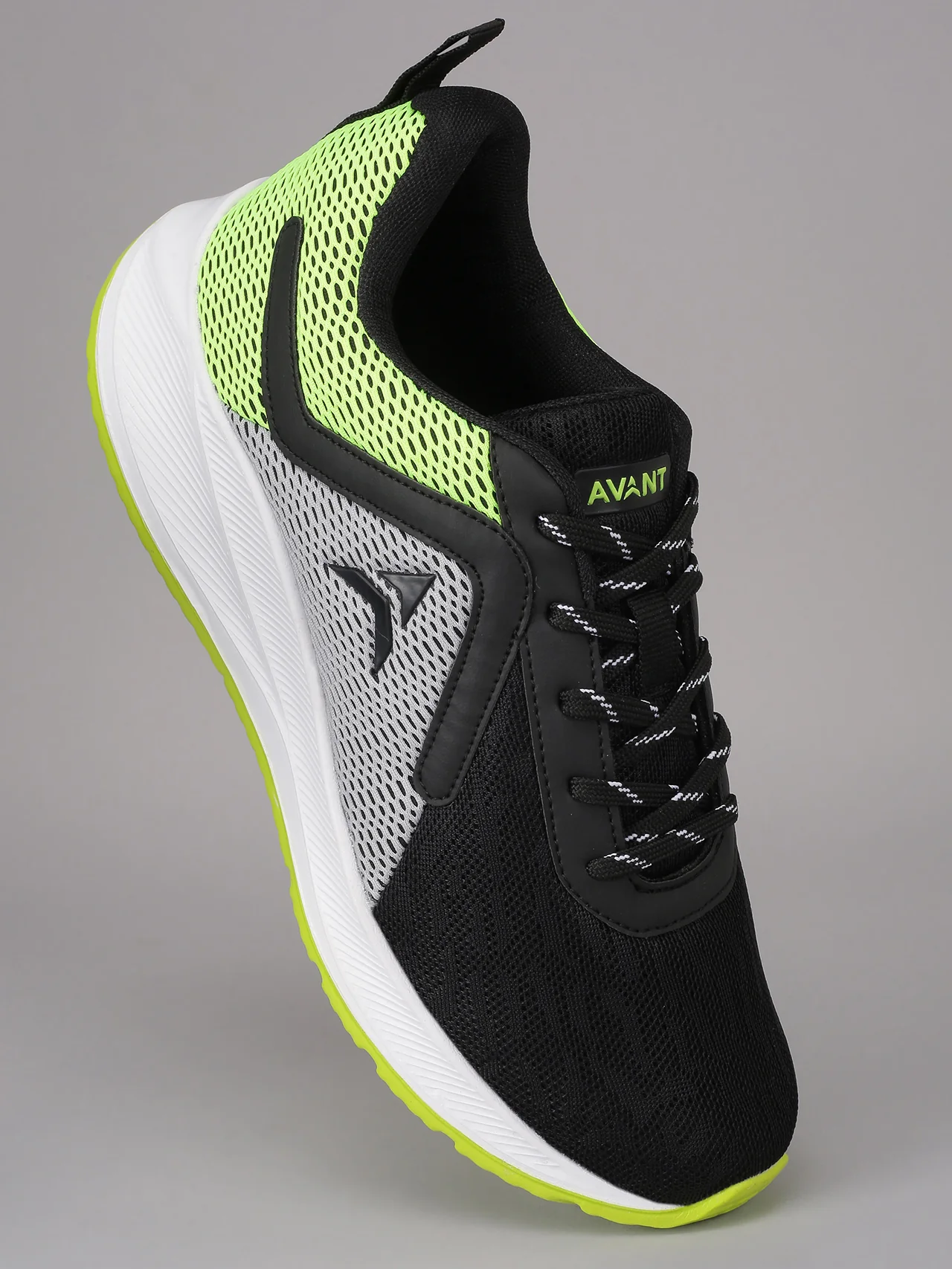 Avant Men's Walk Ease Walking Shoes - Black/L Green - Image 4