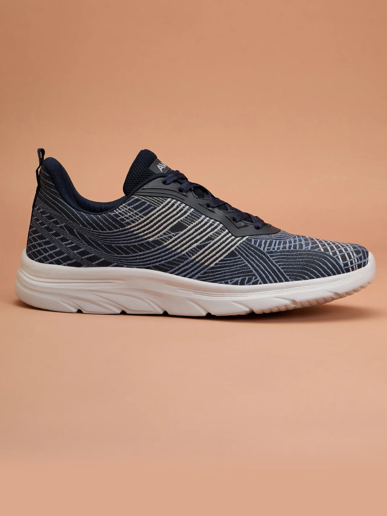 Avant Men's WalkRite Walking Shoes - Navy Blue - Image 3