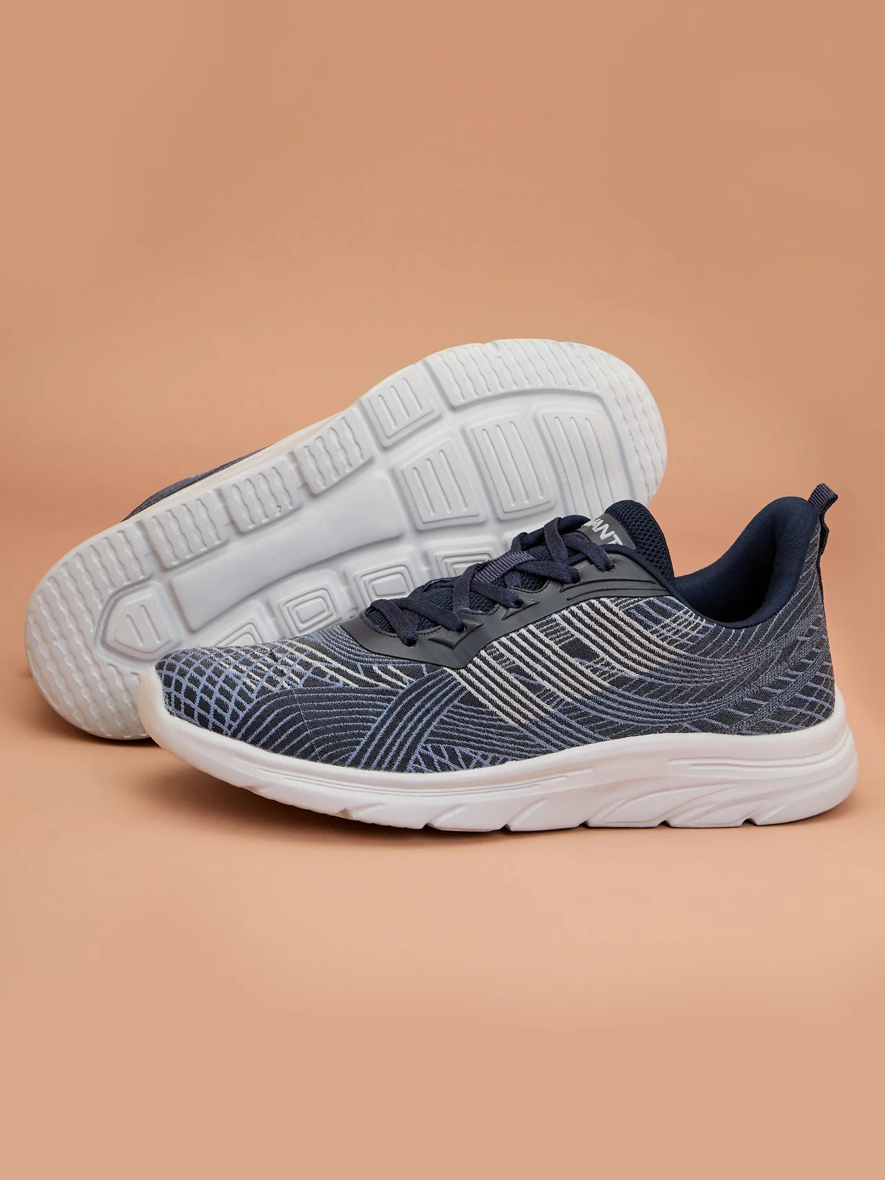 Avant Men's WalkRite Walking Shoes - Navy Blue - Image 5