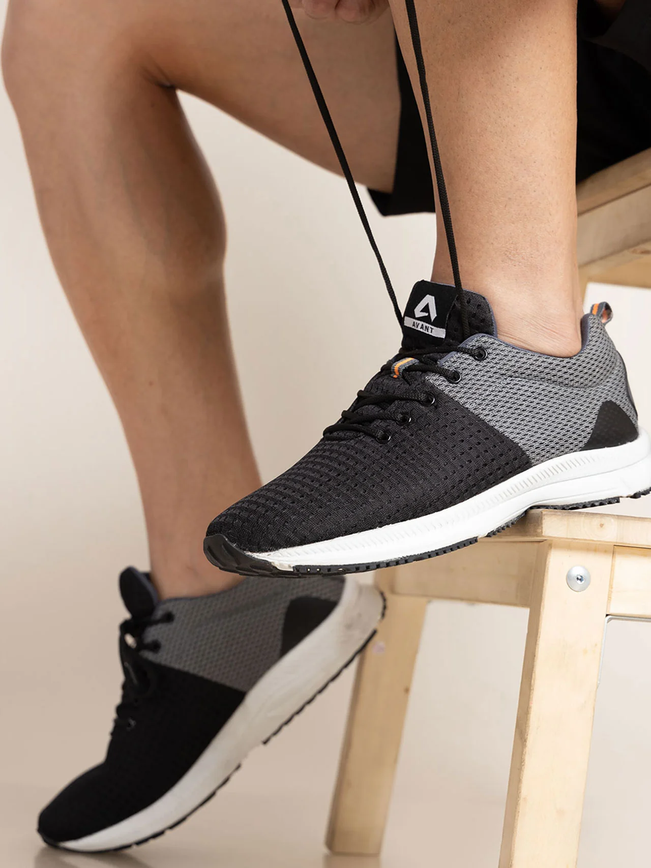 Avant Men's X Running and Training Shoes - Black/Grey - Image 6