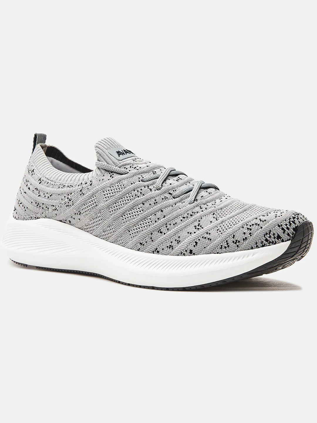 Avant Men's Zebra Slip-On Running Shoes - L.Grey - Image 3