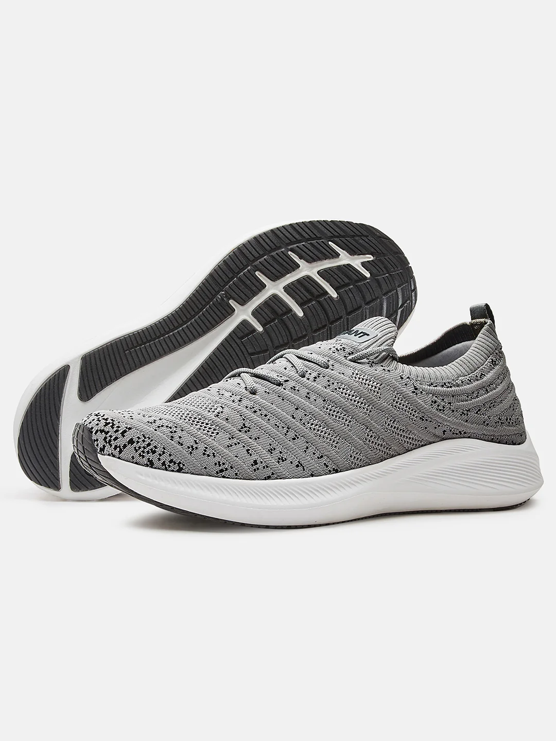 Avant Men's Zebra Slip-On Running Shoes - L.Grey - Image 5