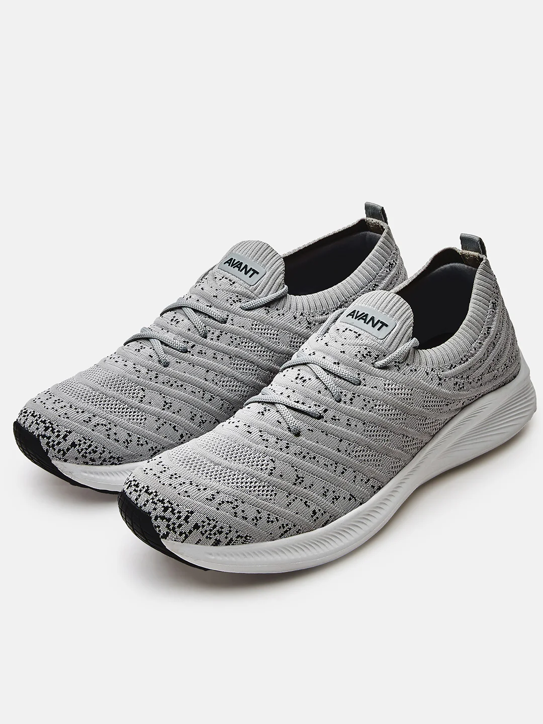 Avant Men's Zebra Slip-On Running Shoes - L.Grey - Image 6