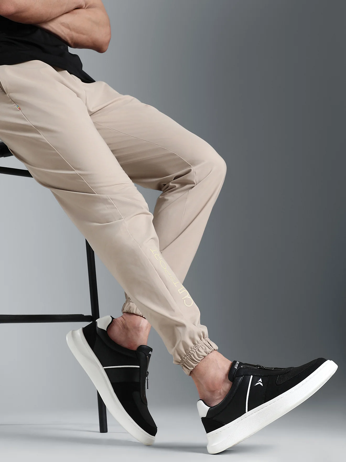 Avant Men's ZipWalk Casual Shoes - Black - Image 6
