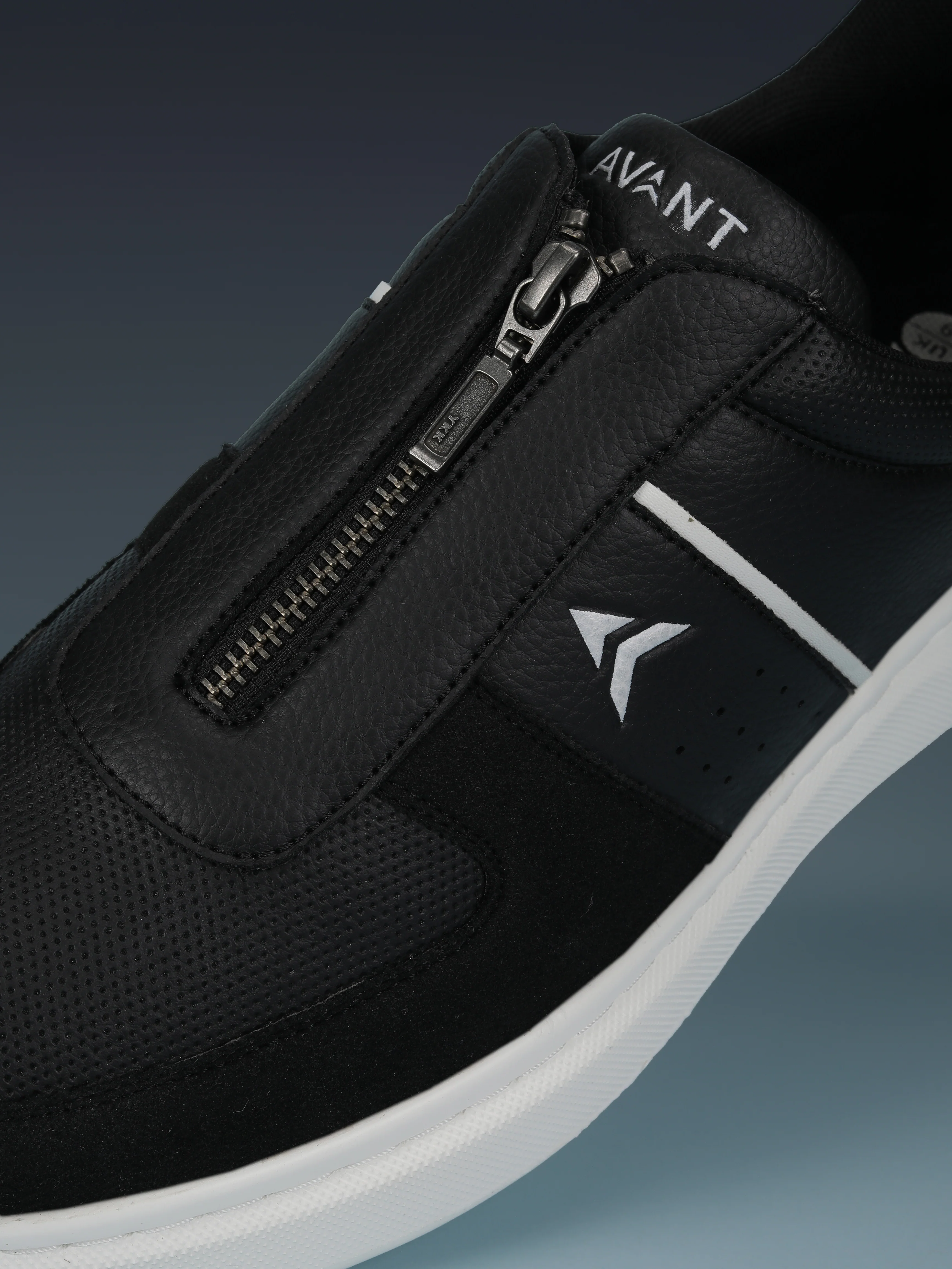 Avant Men's ZipWalk Casual Shoes - Black - Image 8