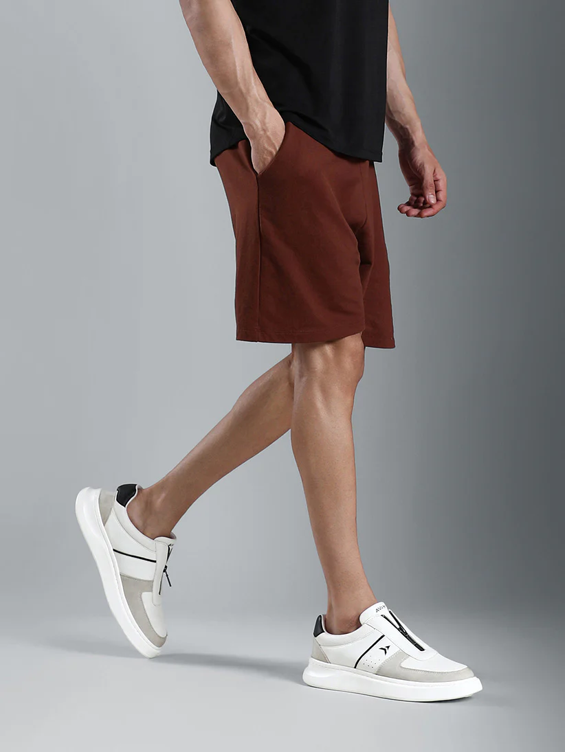Avant Men's ZipWalk Casual Shoes - White/Grey - Image 6