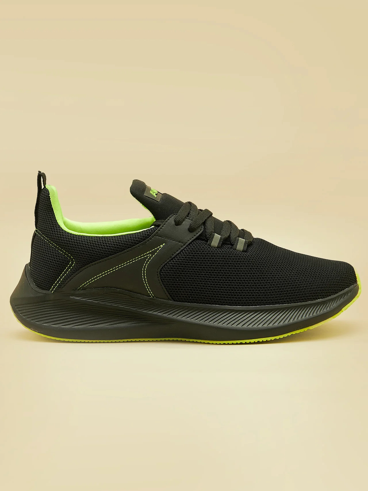 Avant Mens Ultra Flex Walking Shoes, TPR outsoles, Black - Image 3