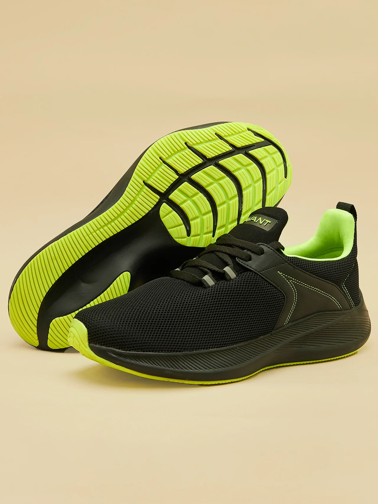 Avant Mens Ultra Flex Walking Shoes, TPR outsoles, Black - Image 5
