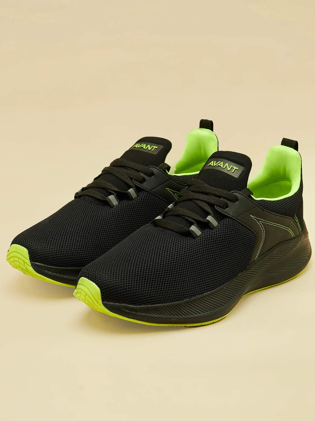 Avant Mens Ultra Flex Walking Shoes, TPR outsoles, Black - Image 6