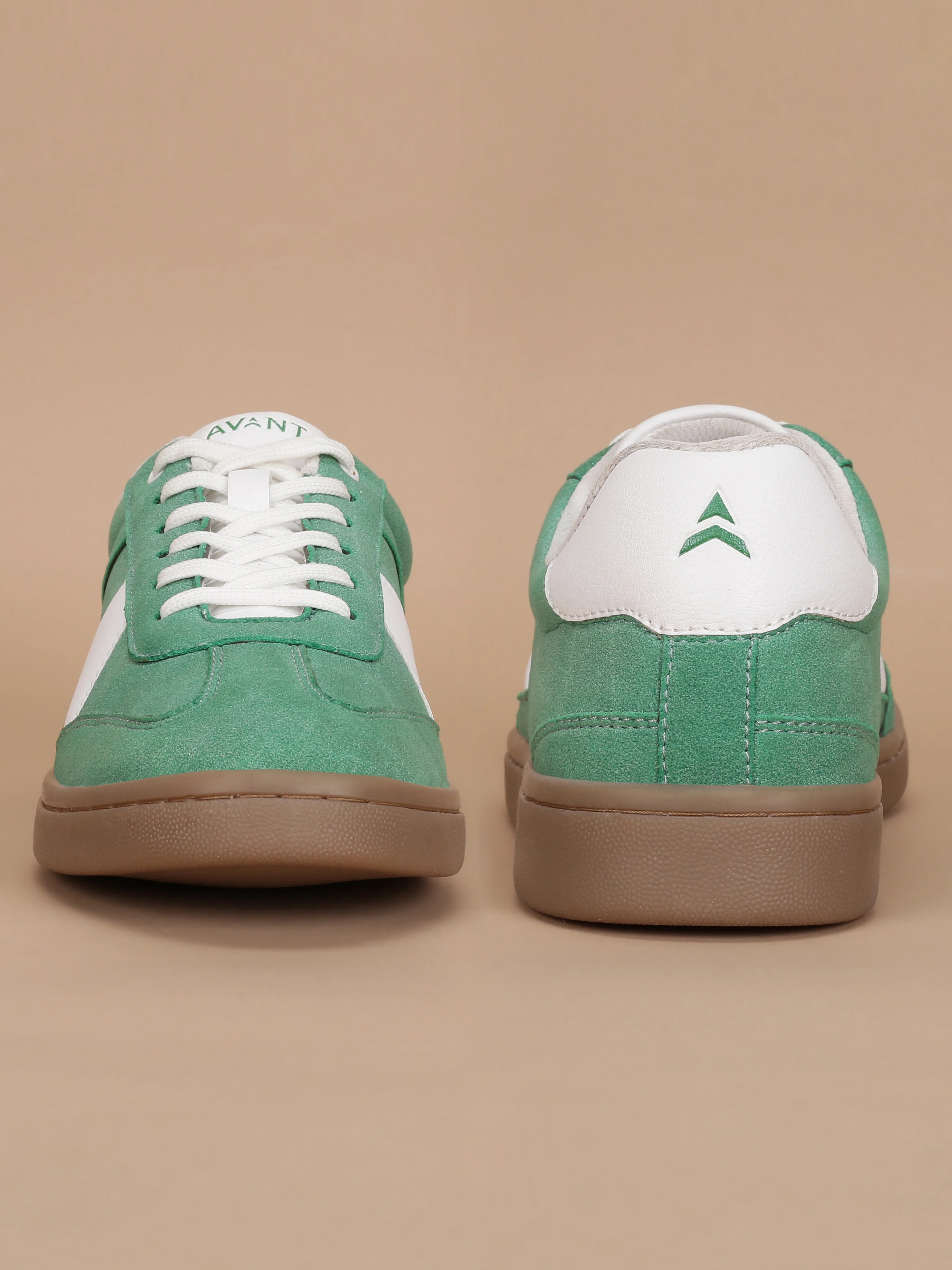 Avant Women's Arche Sneakers - Green/White - Image 5