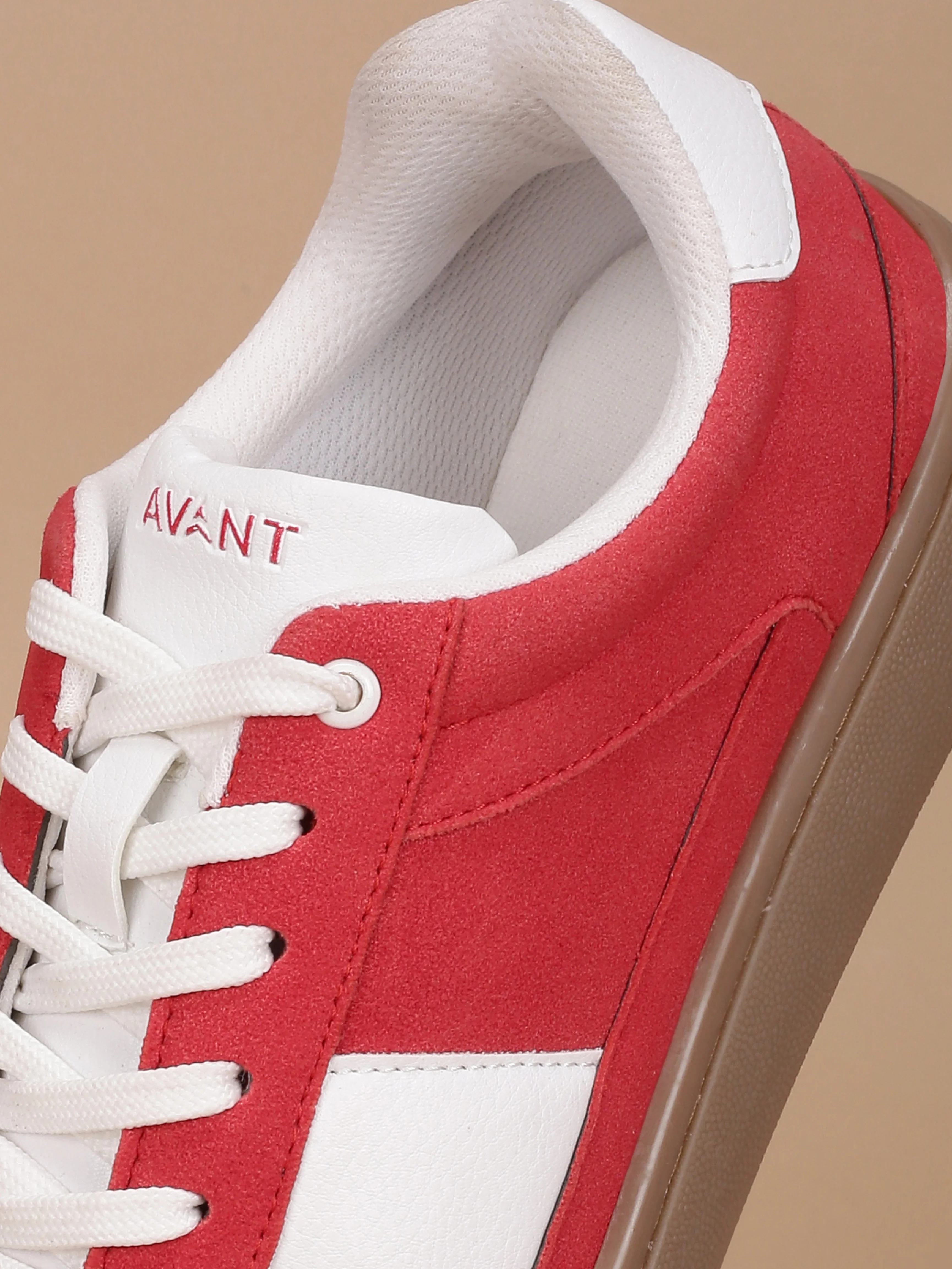 Avant Women's Arche Sneakers - Red/White - Image 6