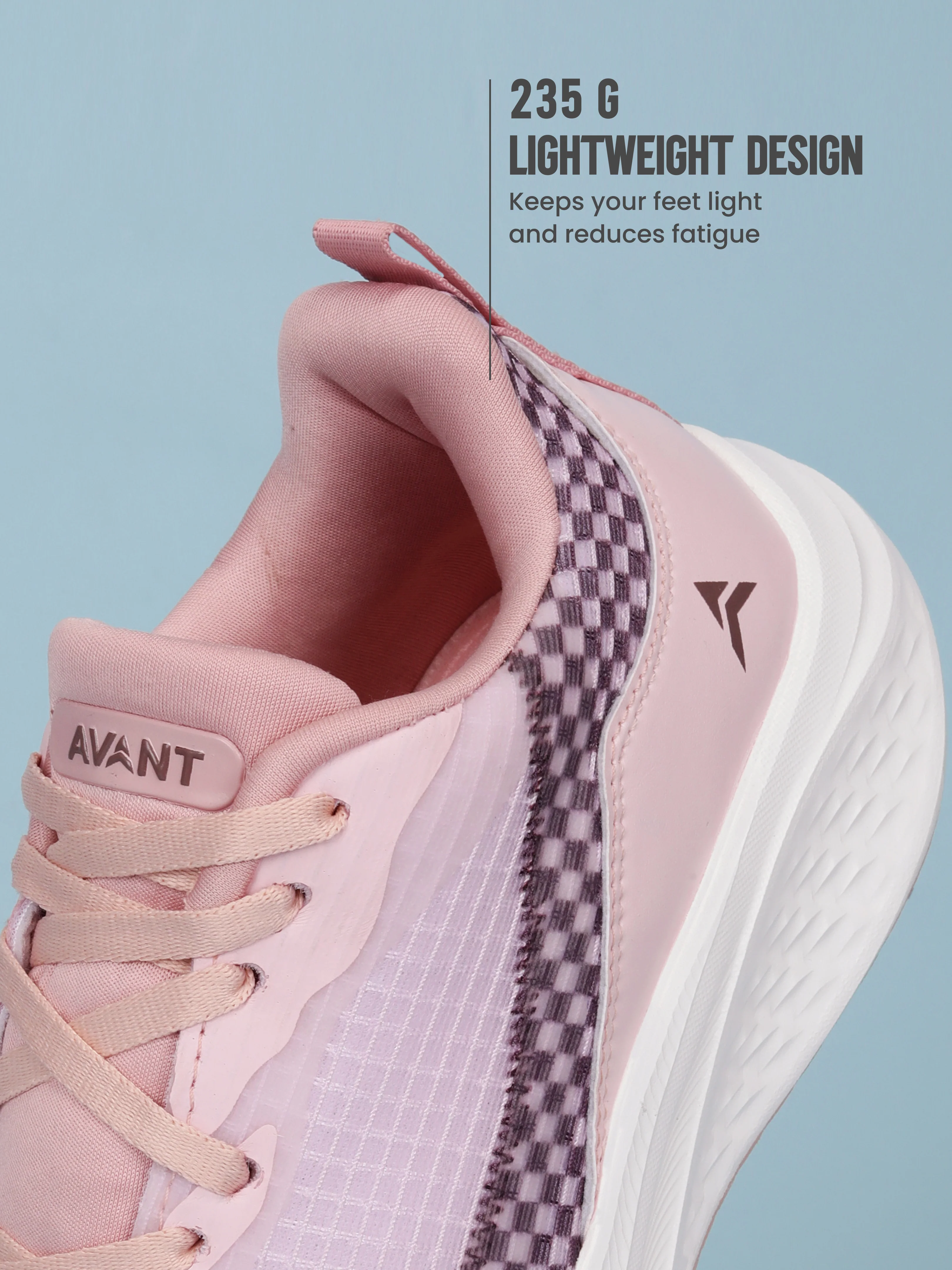 Avant Women's Averra Running Shoes - Peach - Image 4