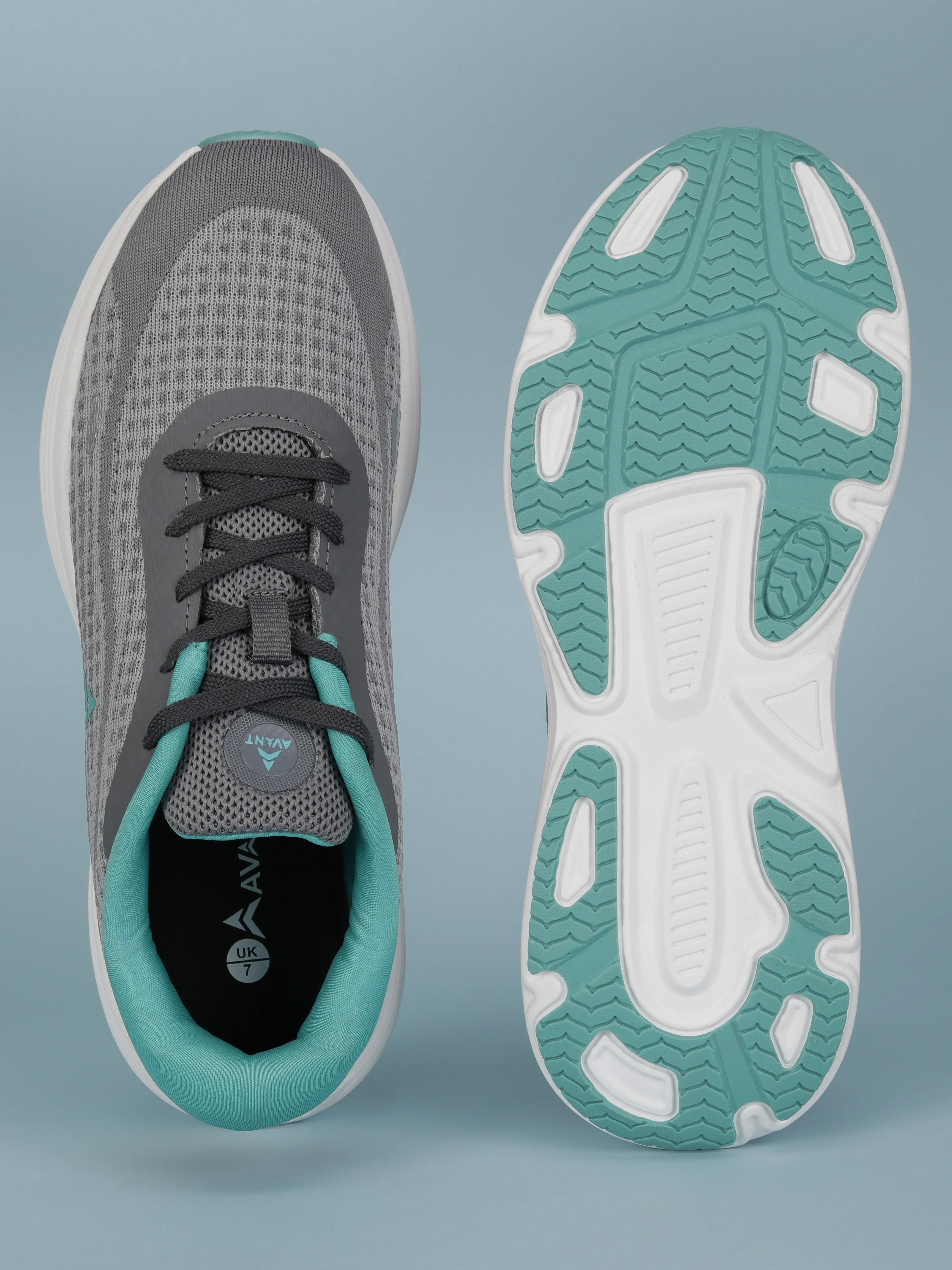 Avant Women's Cove Running Shoes - Grey/Sea Green - Image 7
