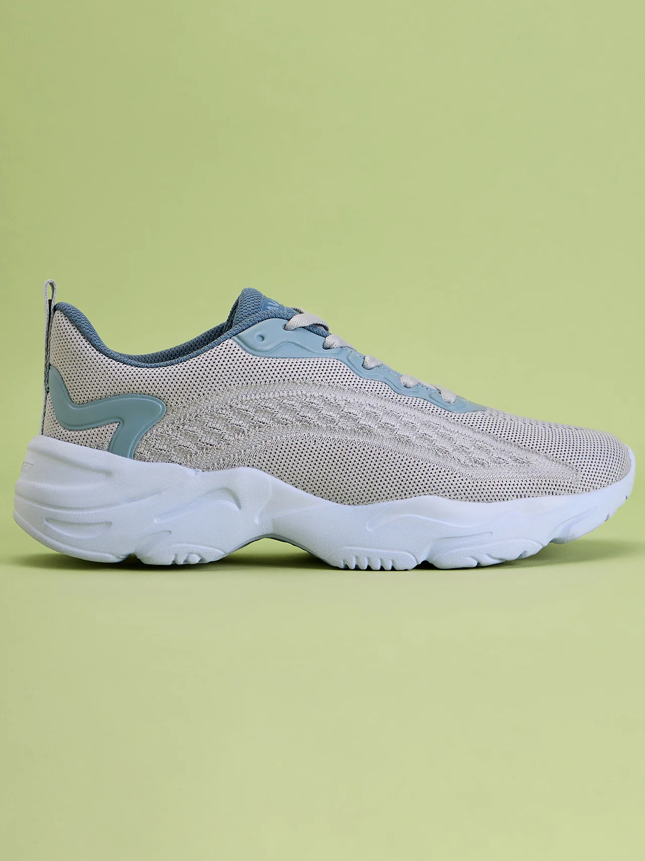 Avant Women's Foam Walking Shoes - Grey/Sky Blue - Image 3