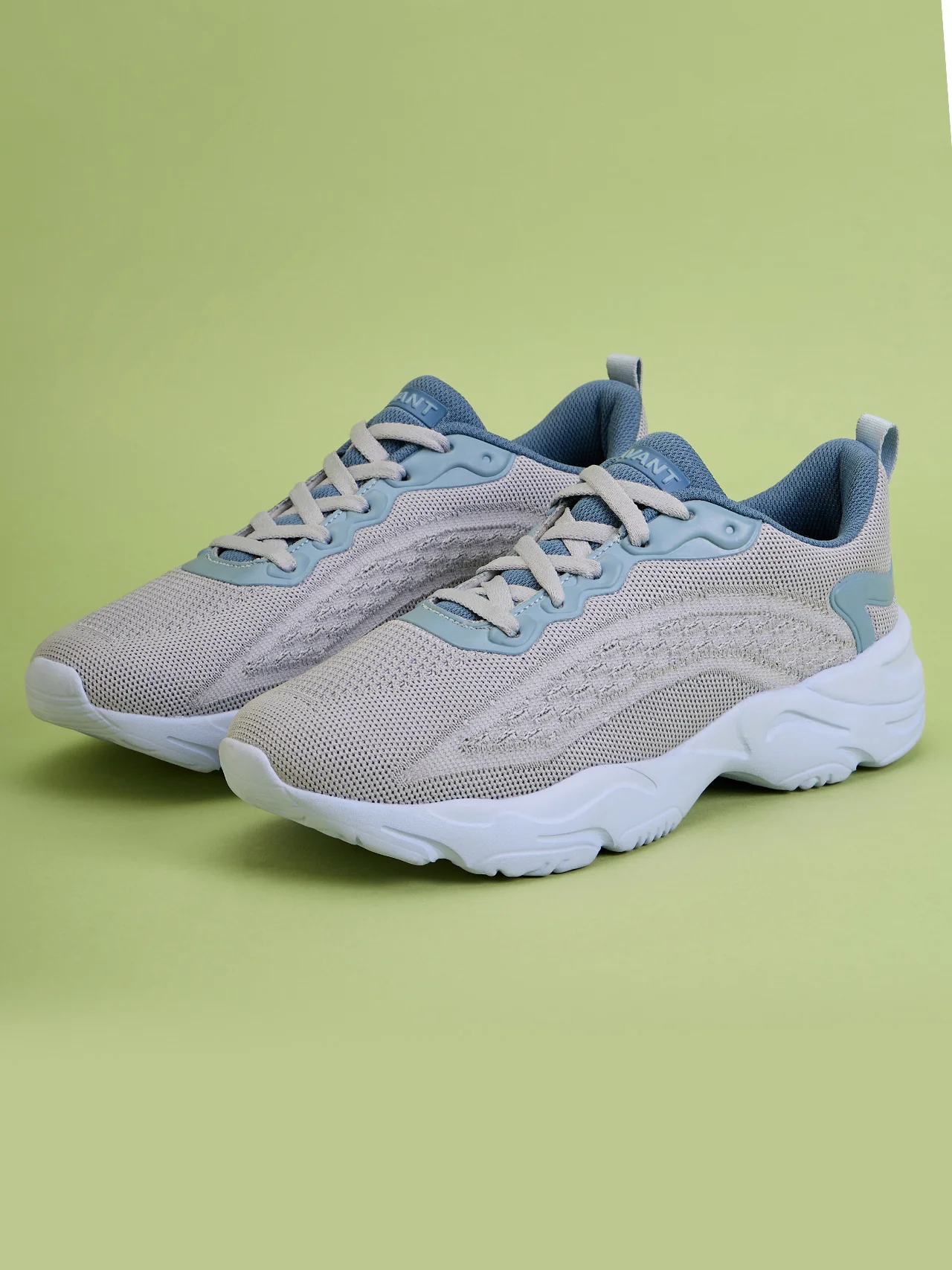 Avant Women's Foam Walking Shoes - Grey/Sky Blue - Image 5