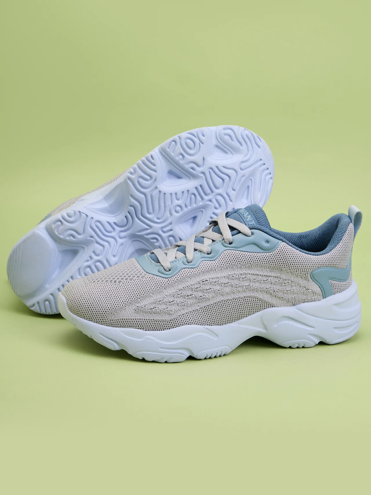 Avant Women's Foam Walking Shoes - Grey/Sky Blue - Image 7