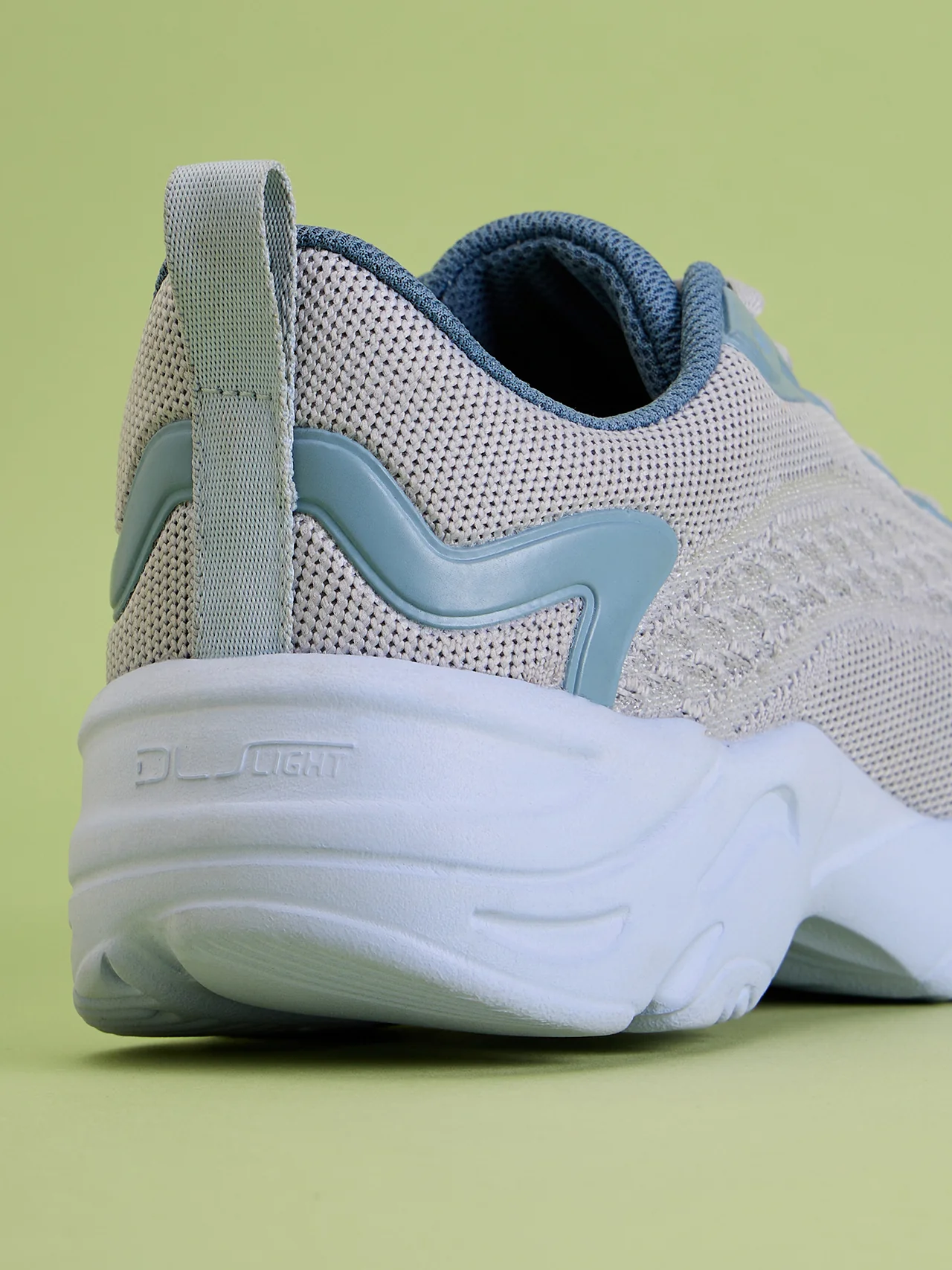 Avant Women's Foam Walking Shoes - Grey/Sky Blue - Image 9