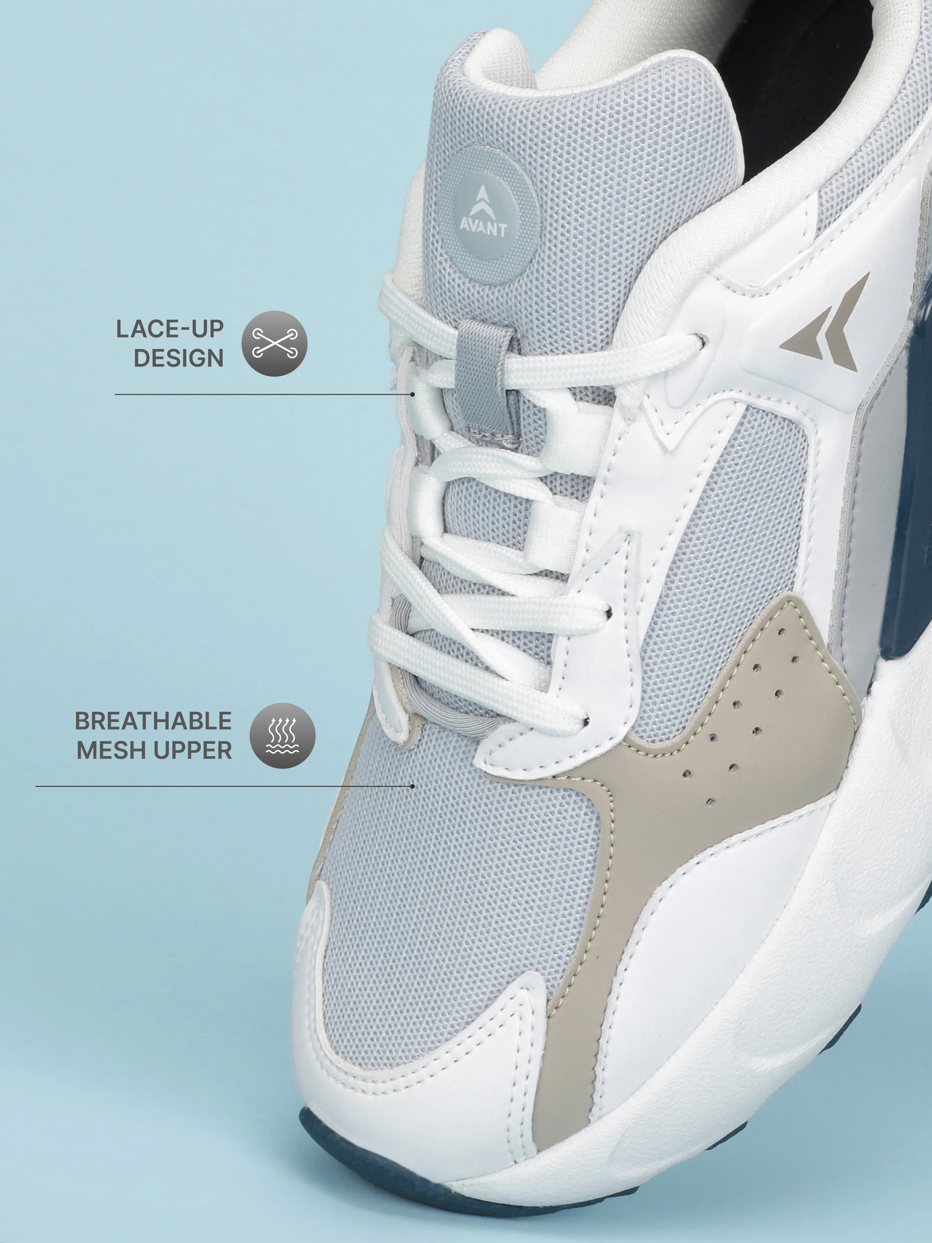 Avant Women's Glacier Rush Sneaker Shoes - Grey - Image 4