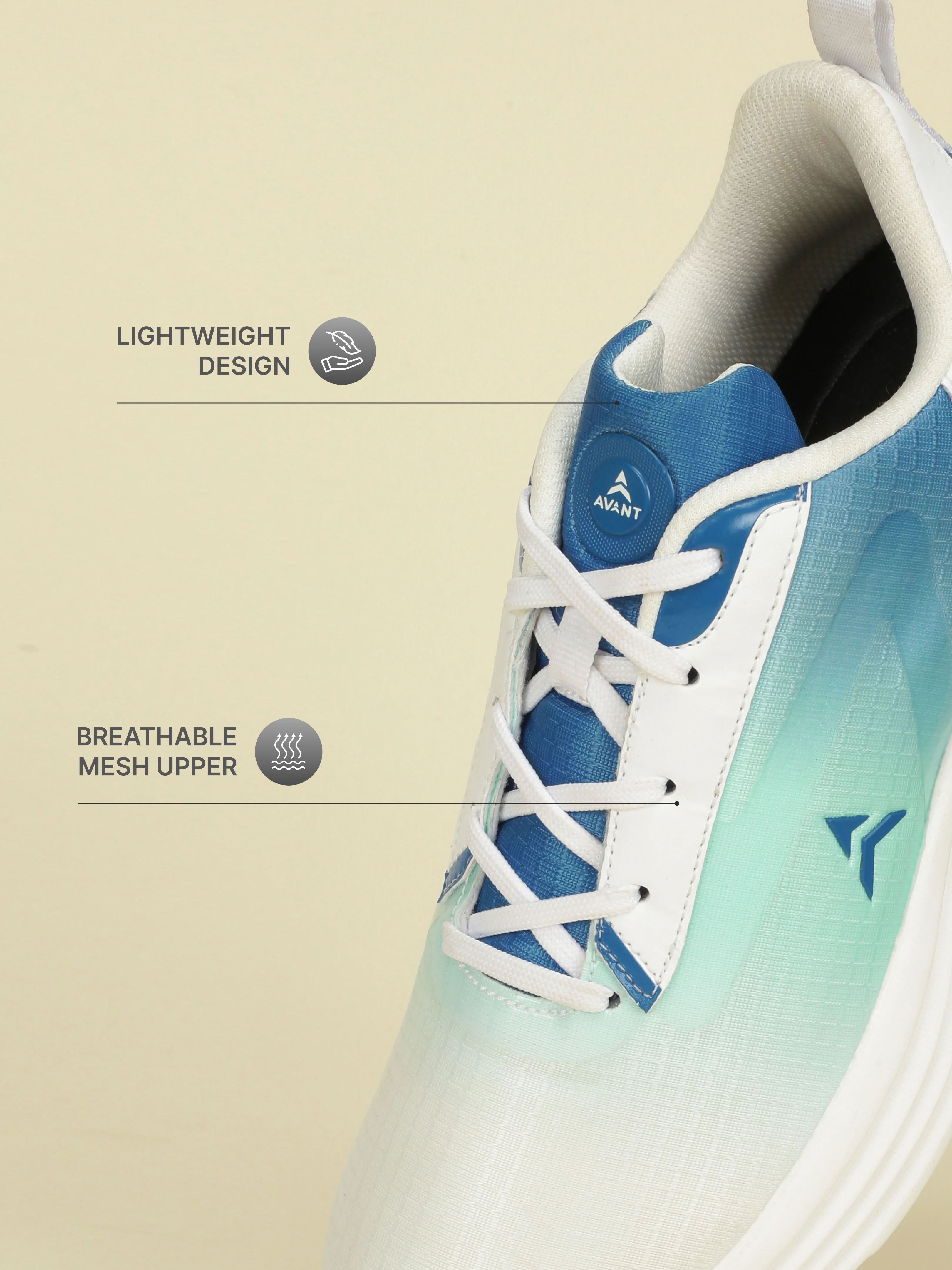 Avant Women's Gravix Casual Shoes - Sea Blue - Image 4