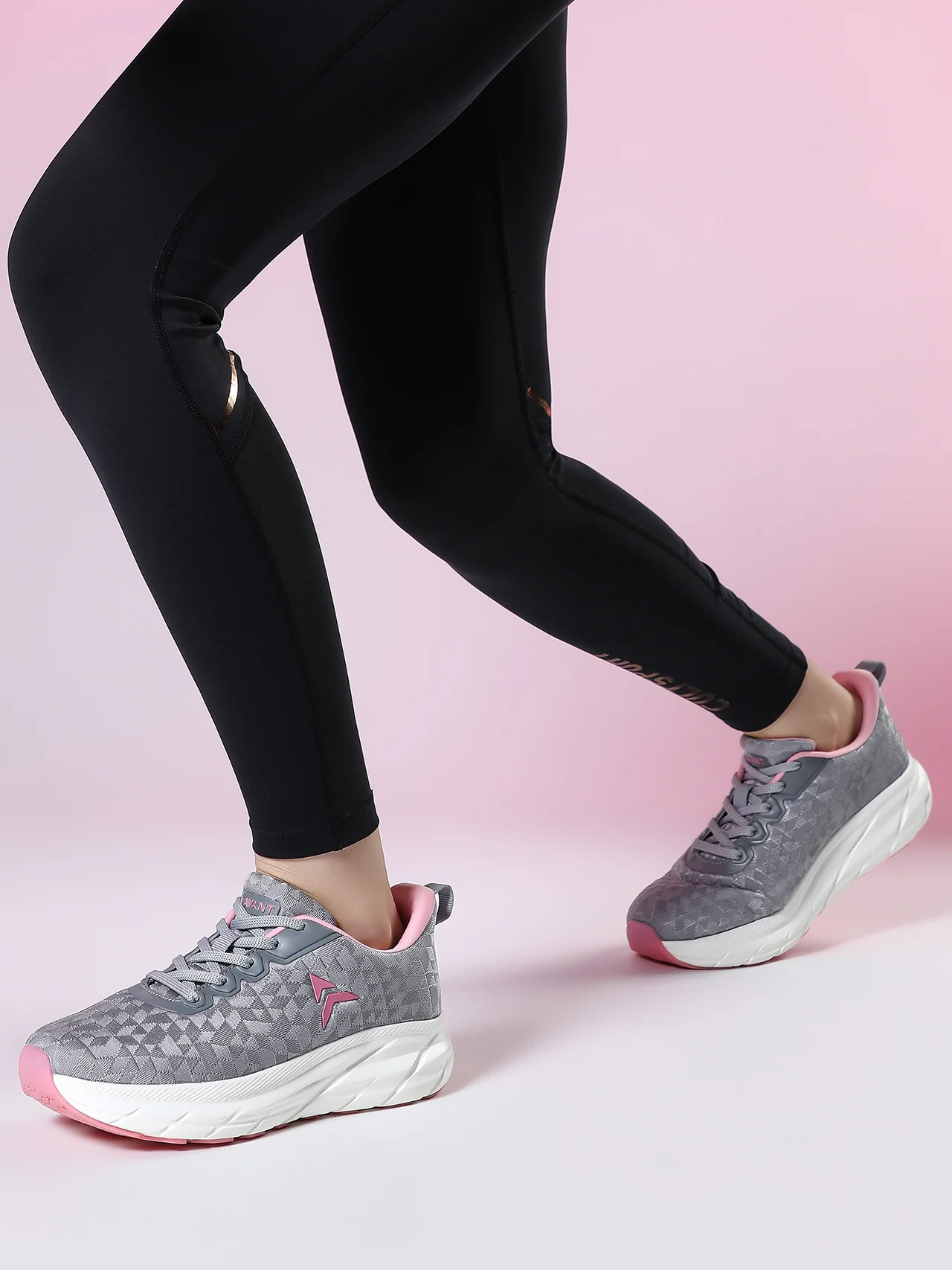 Avant Women's Libra Running Shoes - Grey/Pink - Image 9