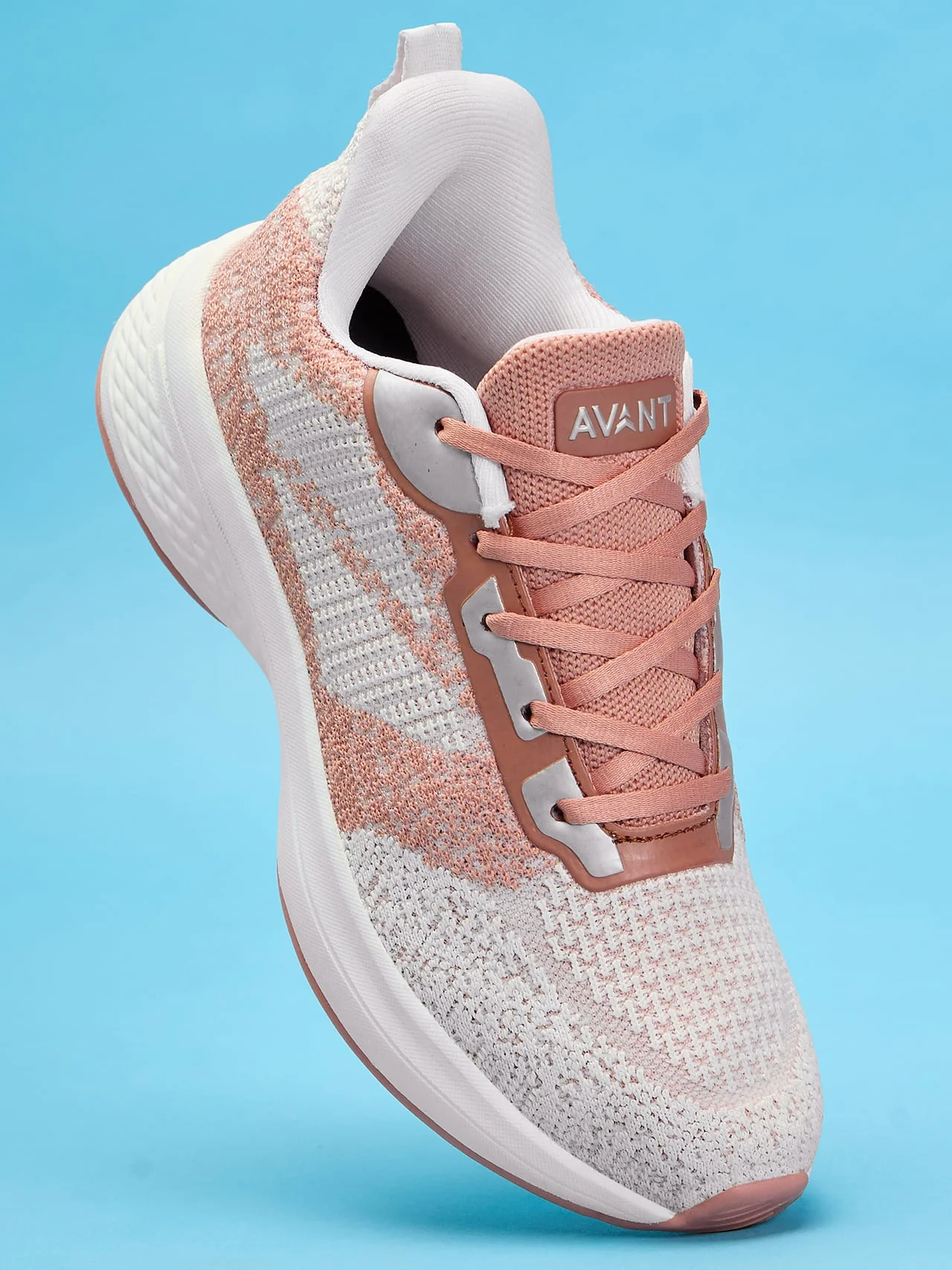 Avant Women's MagiX Running shoes-Mustard / White - Image 4