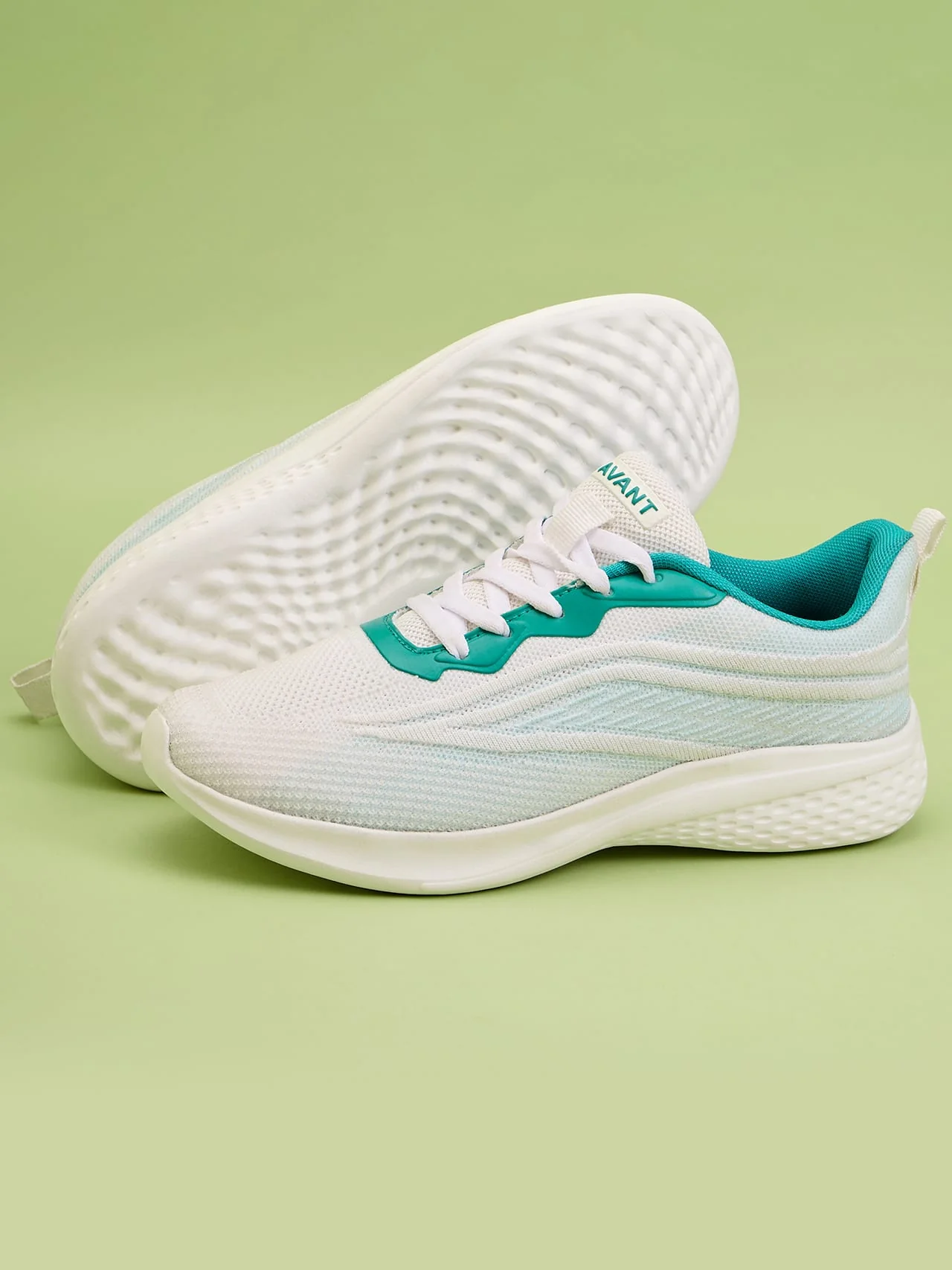 Avant Women's Mermaid Walking Shoes - White/Teal - Image 6