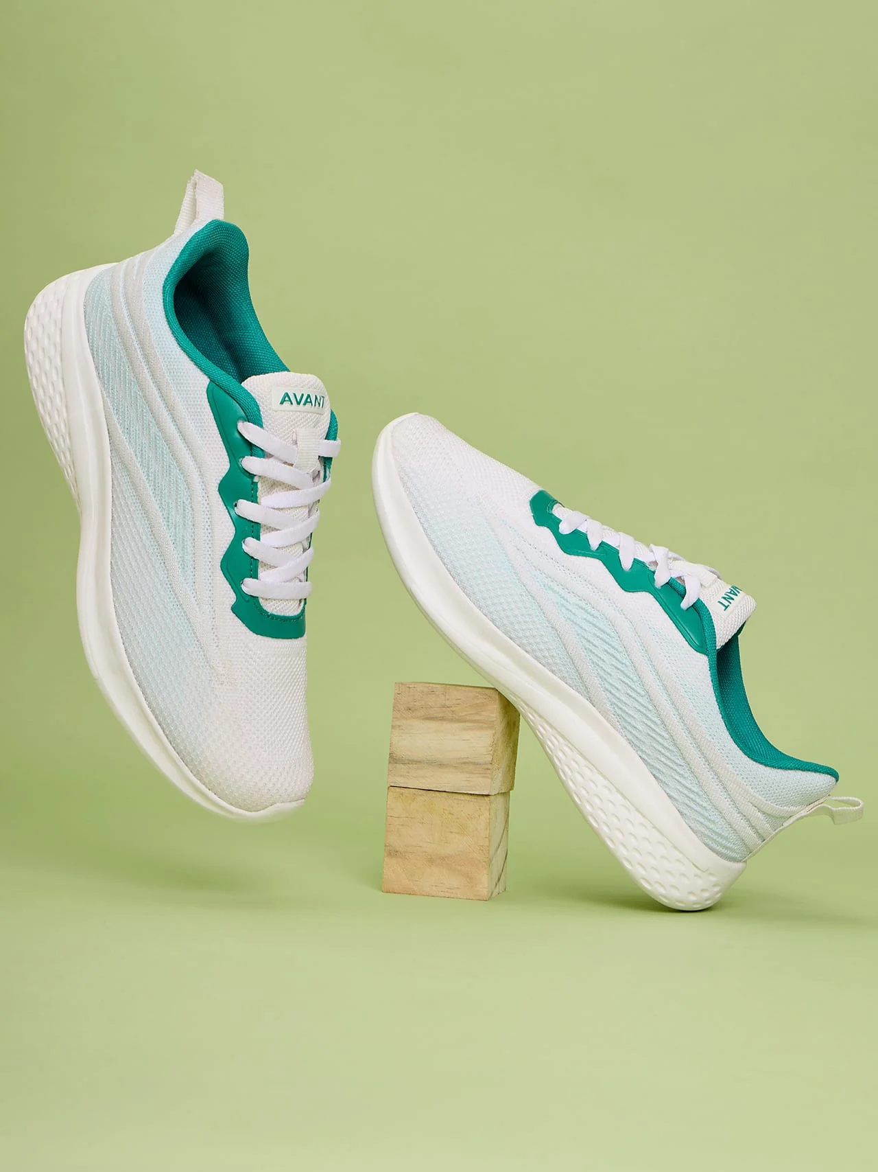 Avant Women's Mermaid Walking Shoes - White/Teal - Image 9