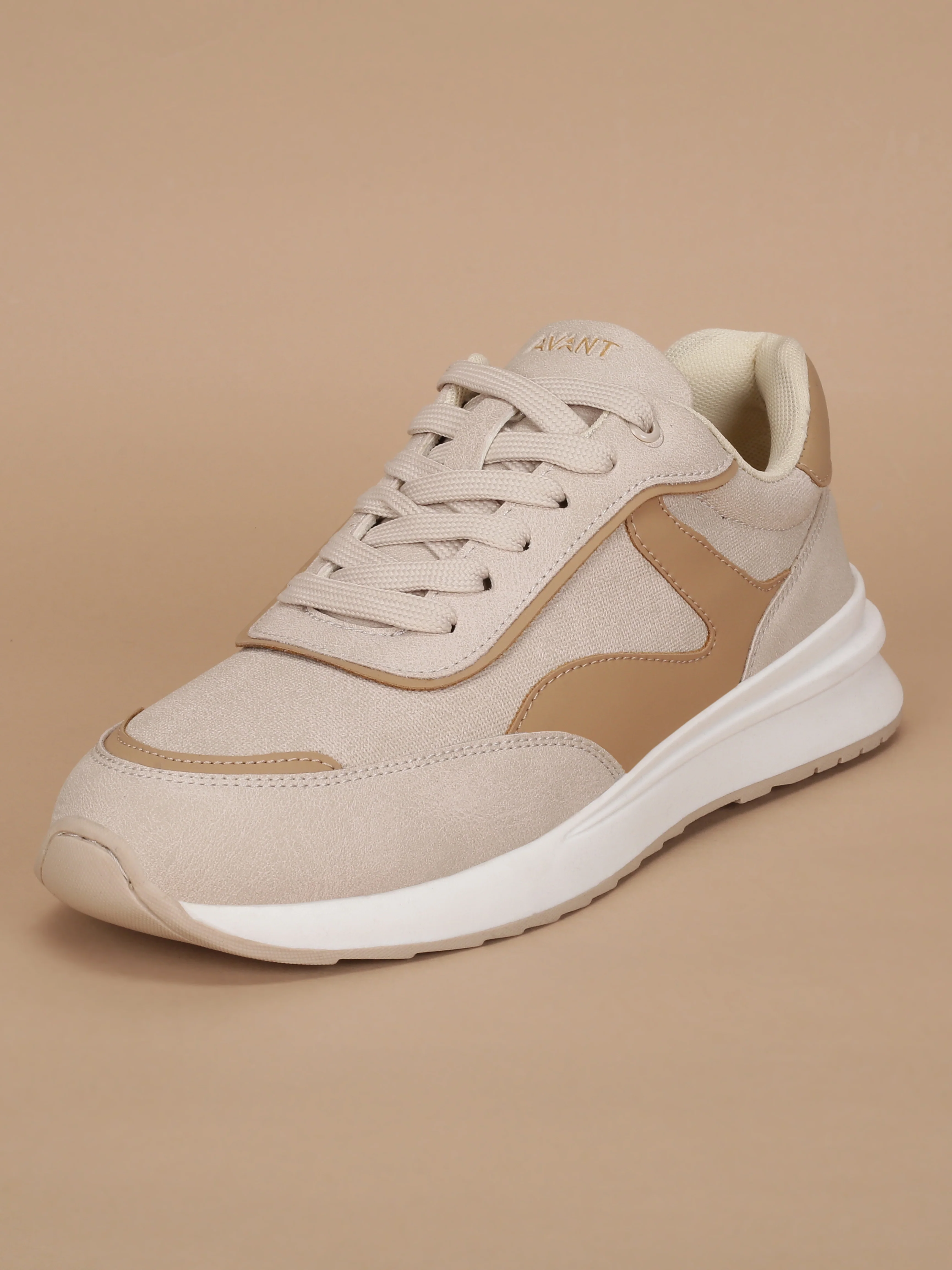 Avant Women's Mova Sneakers - Beige/Brown - Image 2