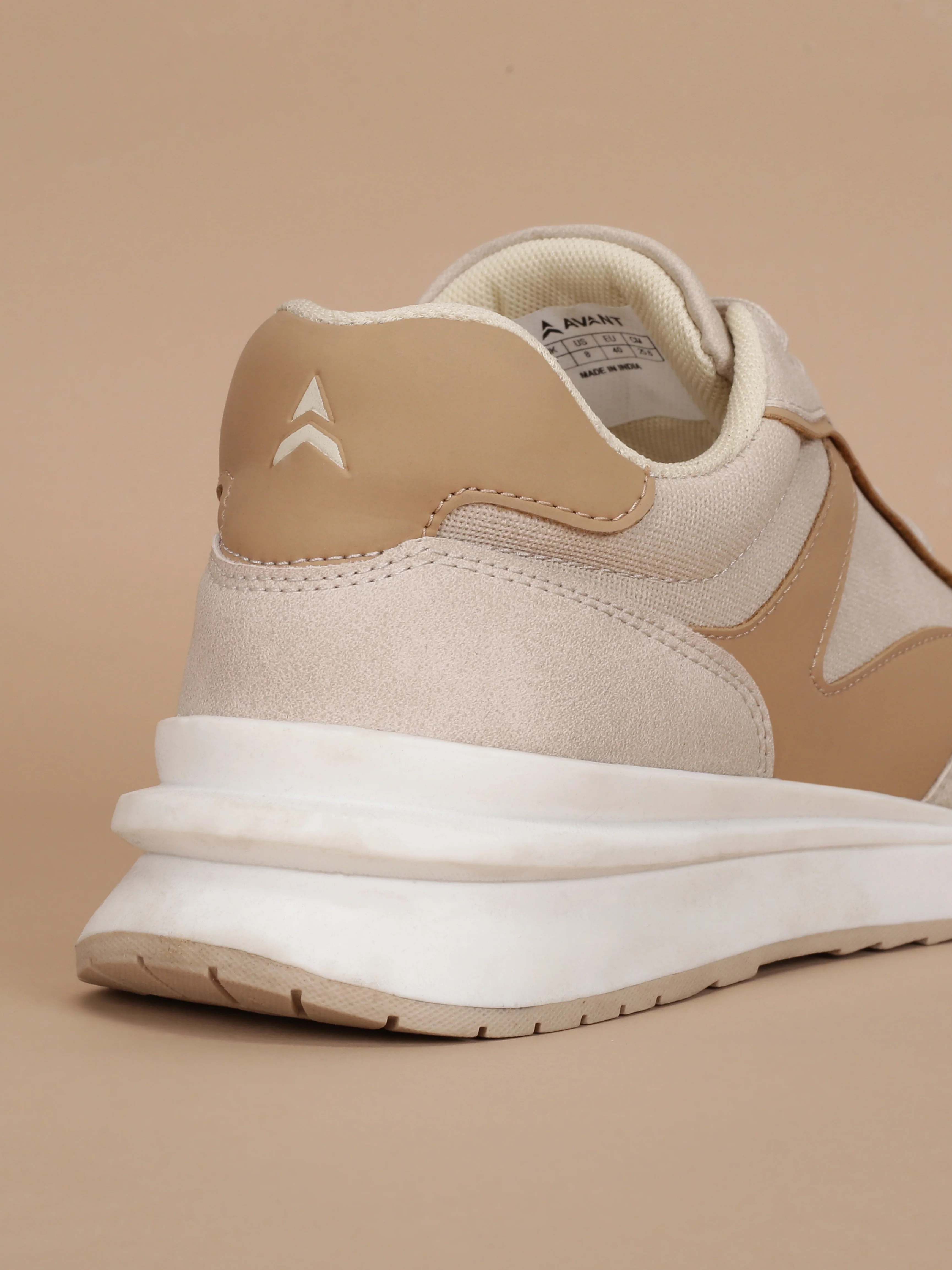 Avant Women's Mova Sneakers - Beige/Brown - Image 8