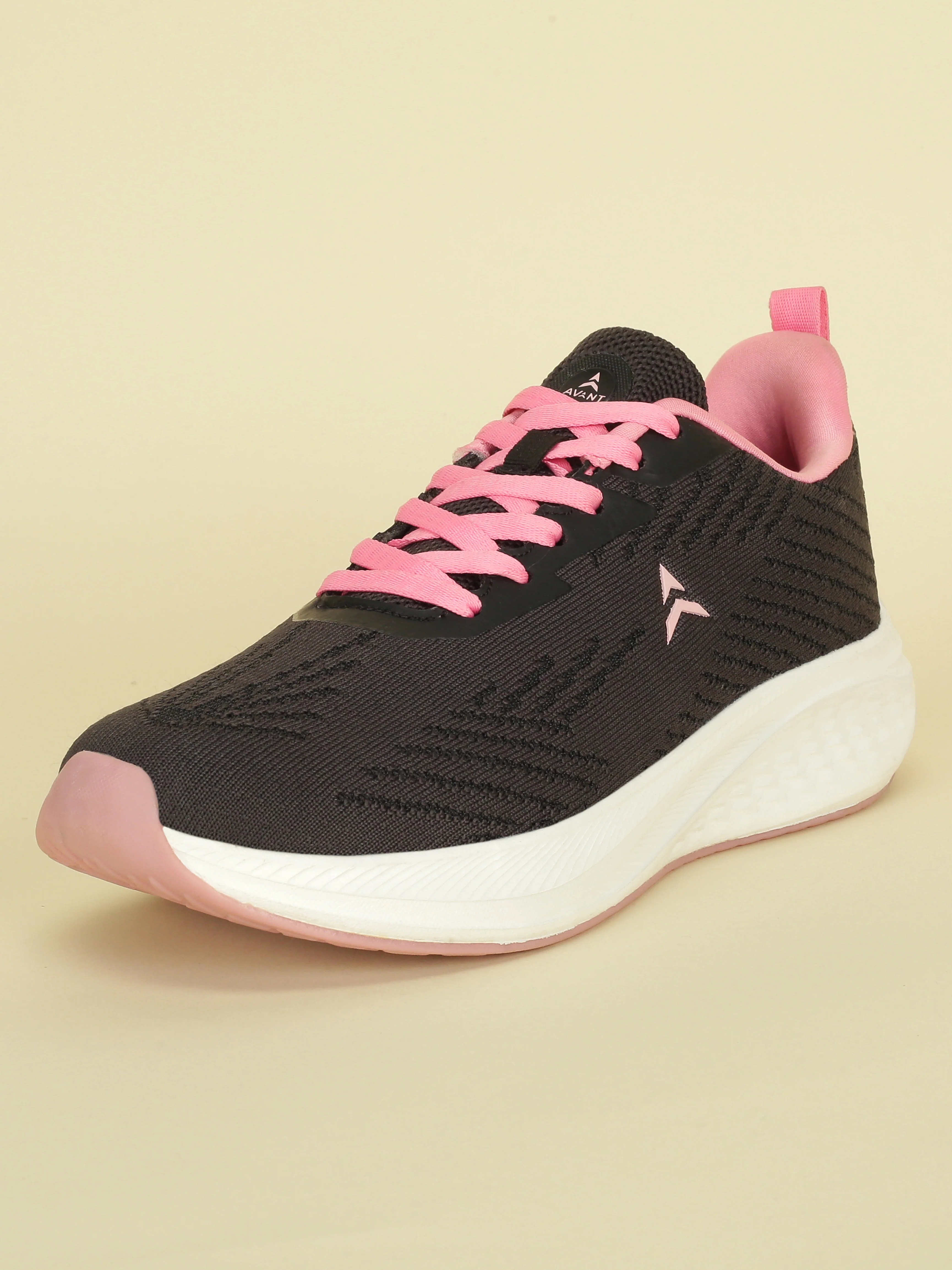 Avant Women's PaceX Casual Shoes - Black/Pink - Image 3