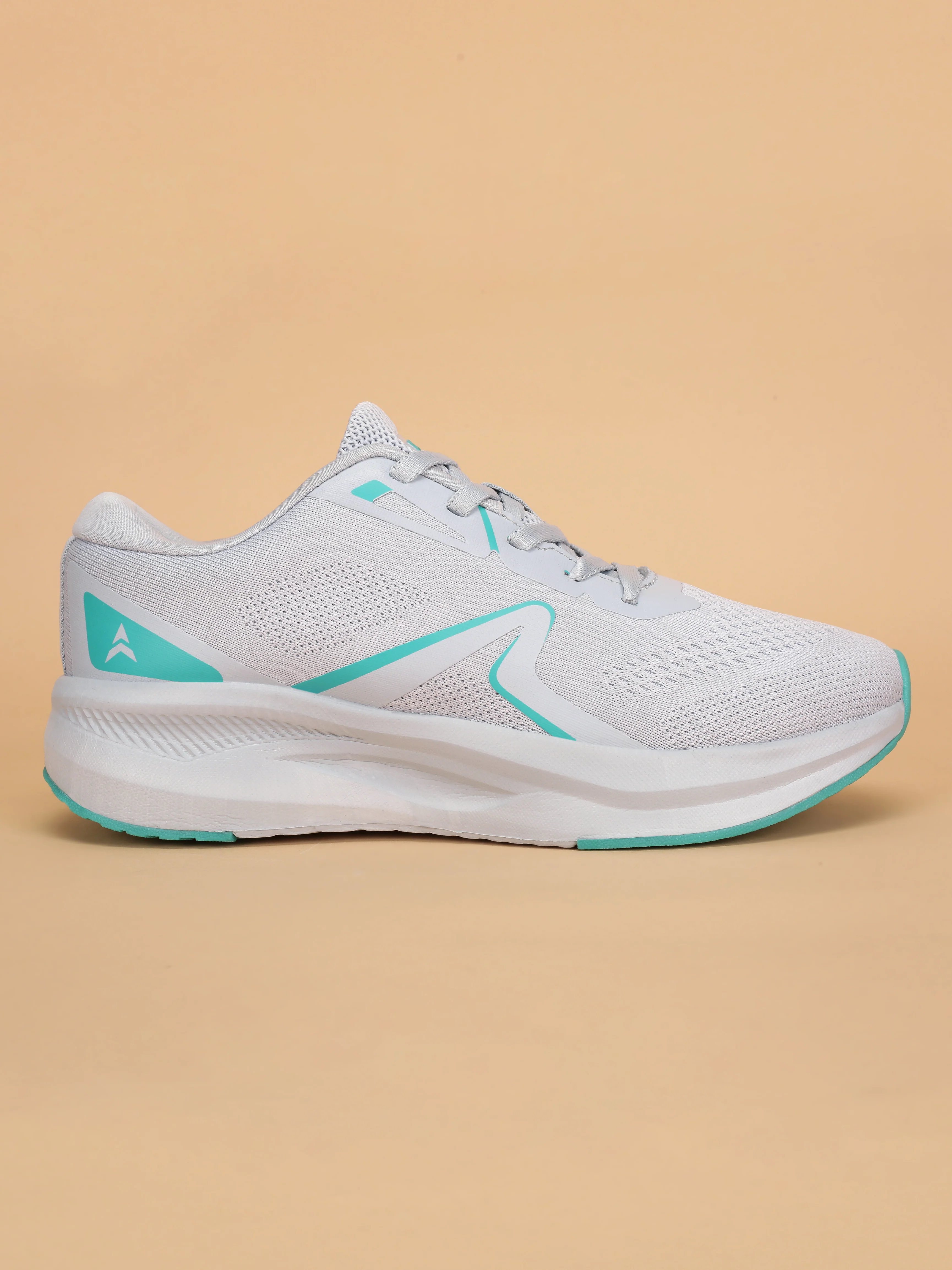 Avant Women's RunAir X1 Running Shoes - L.Grey/Sea Green - Image 2