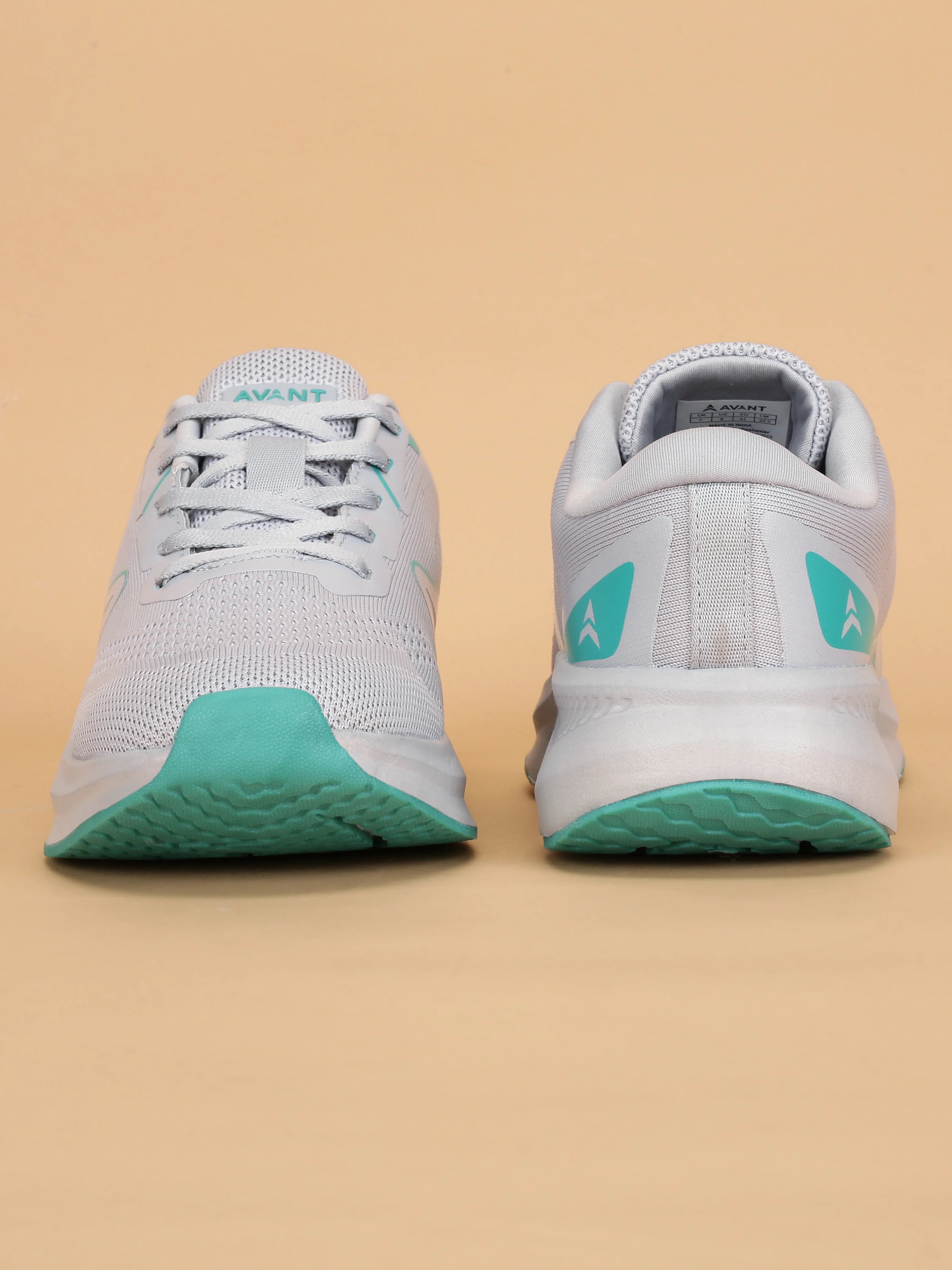 Avant Women's RunAir X1 Running Shoes - L.Grey/Sea Green - Image 5
