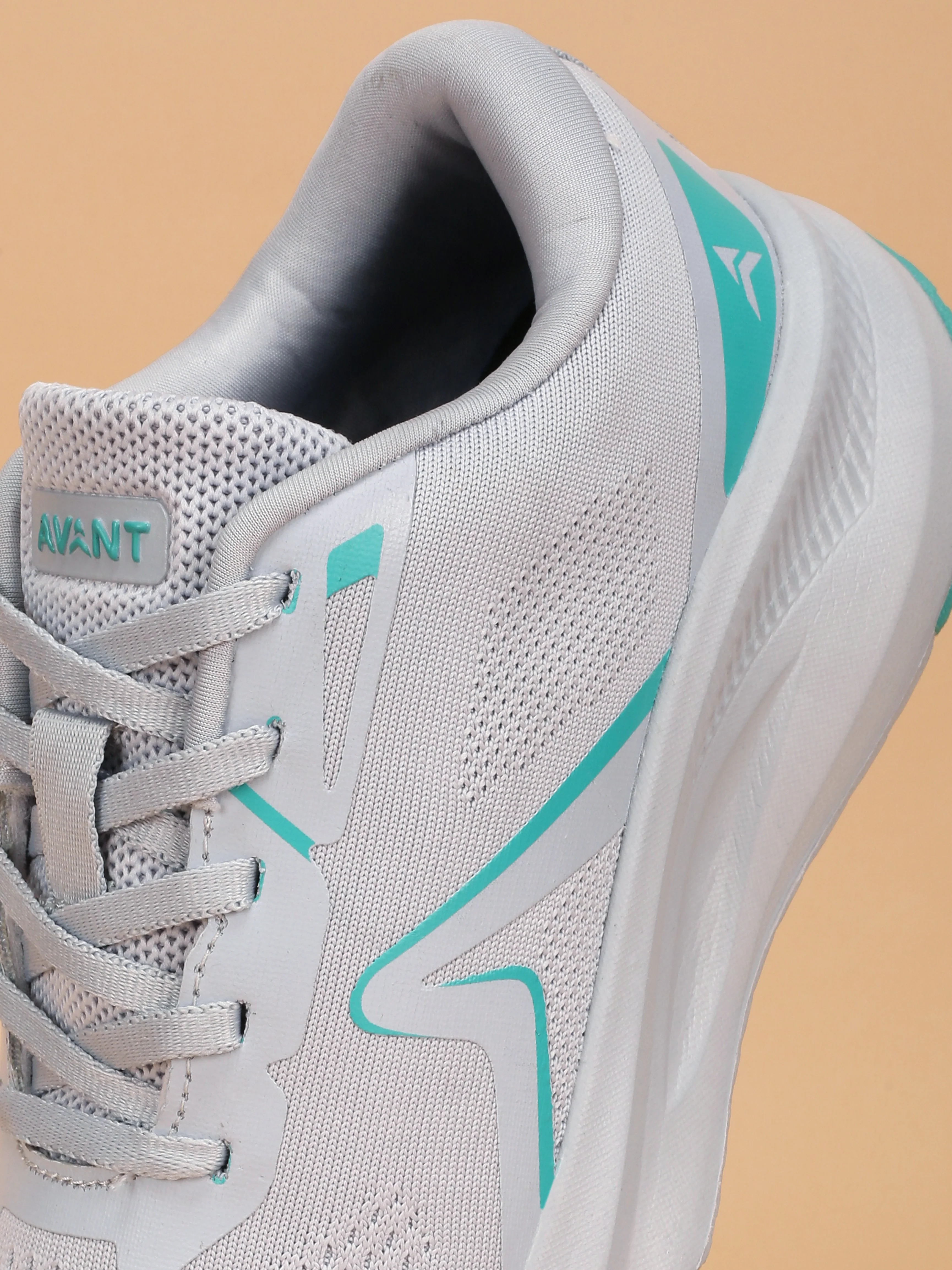 Avant Women's RunAir X1 Running Shoes - L.Grey/Sea Green - Image 6