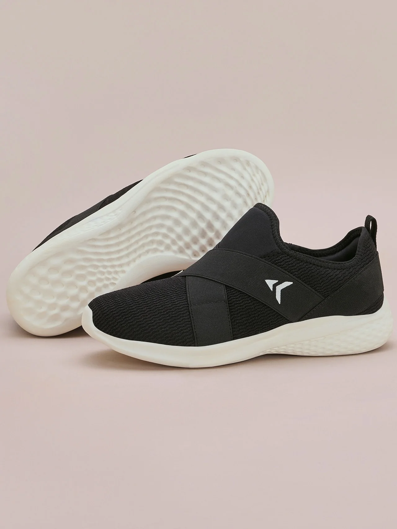 Avant Women's Softy Slip-On Walking Shoes - Black - Image 5