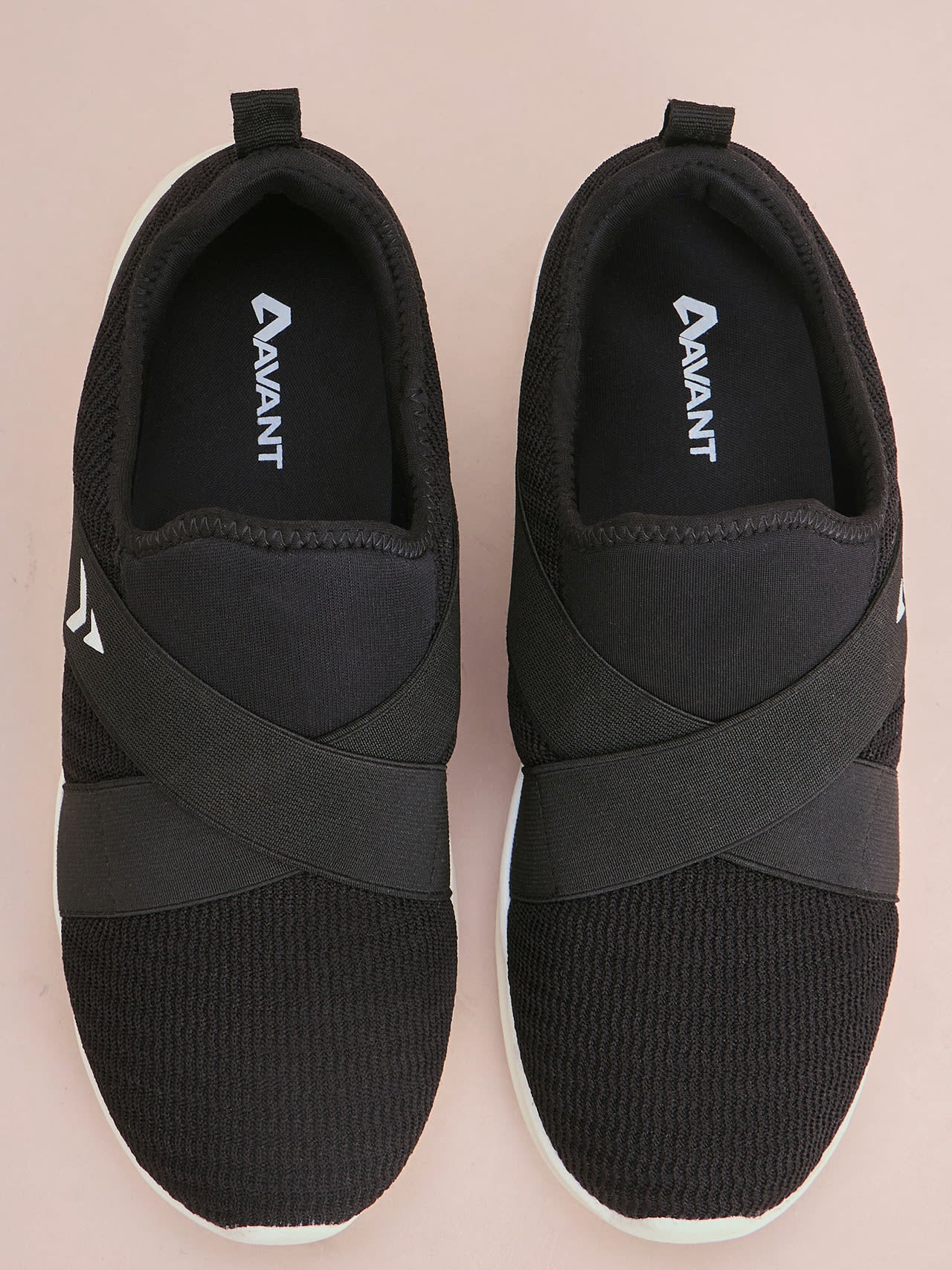 Avant Women's Softy Slip-On Walking Shoes - Black - Image 6