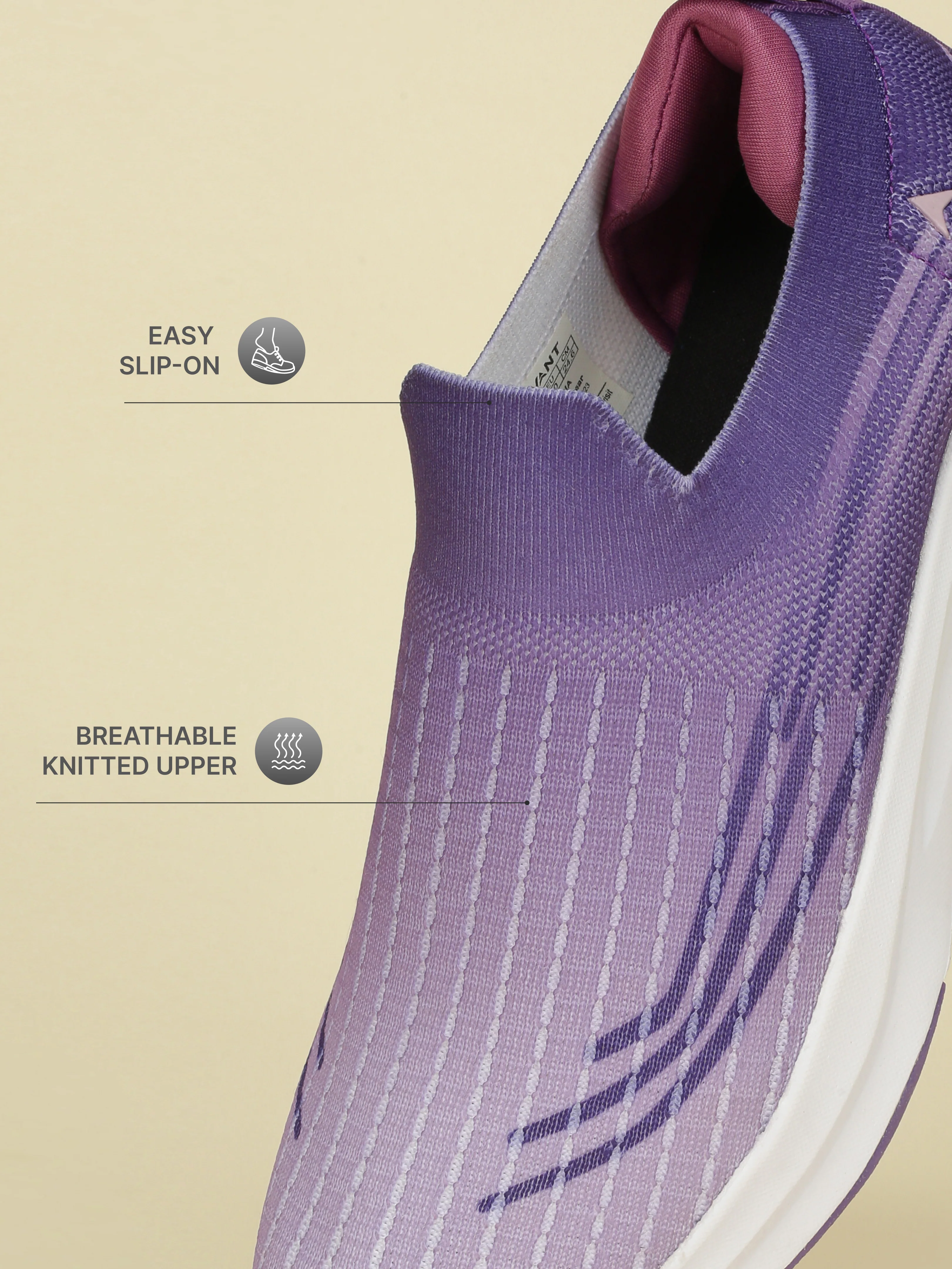 Avant Women's Sprinta Walking Shoes - Lavender - Image 4