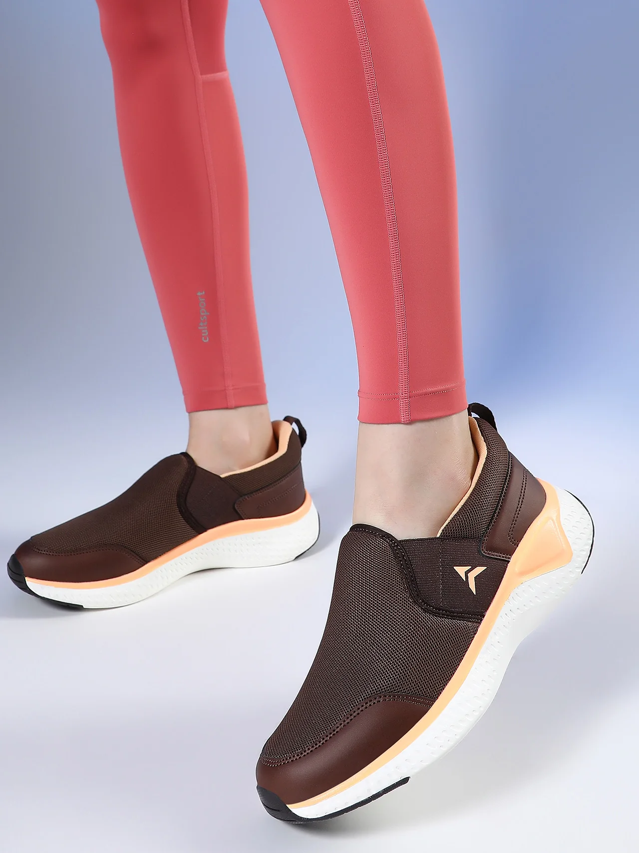 Avant Women's Sway Slip On Walking Shoes - Brown - Image 9