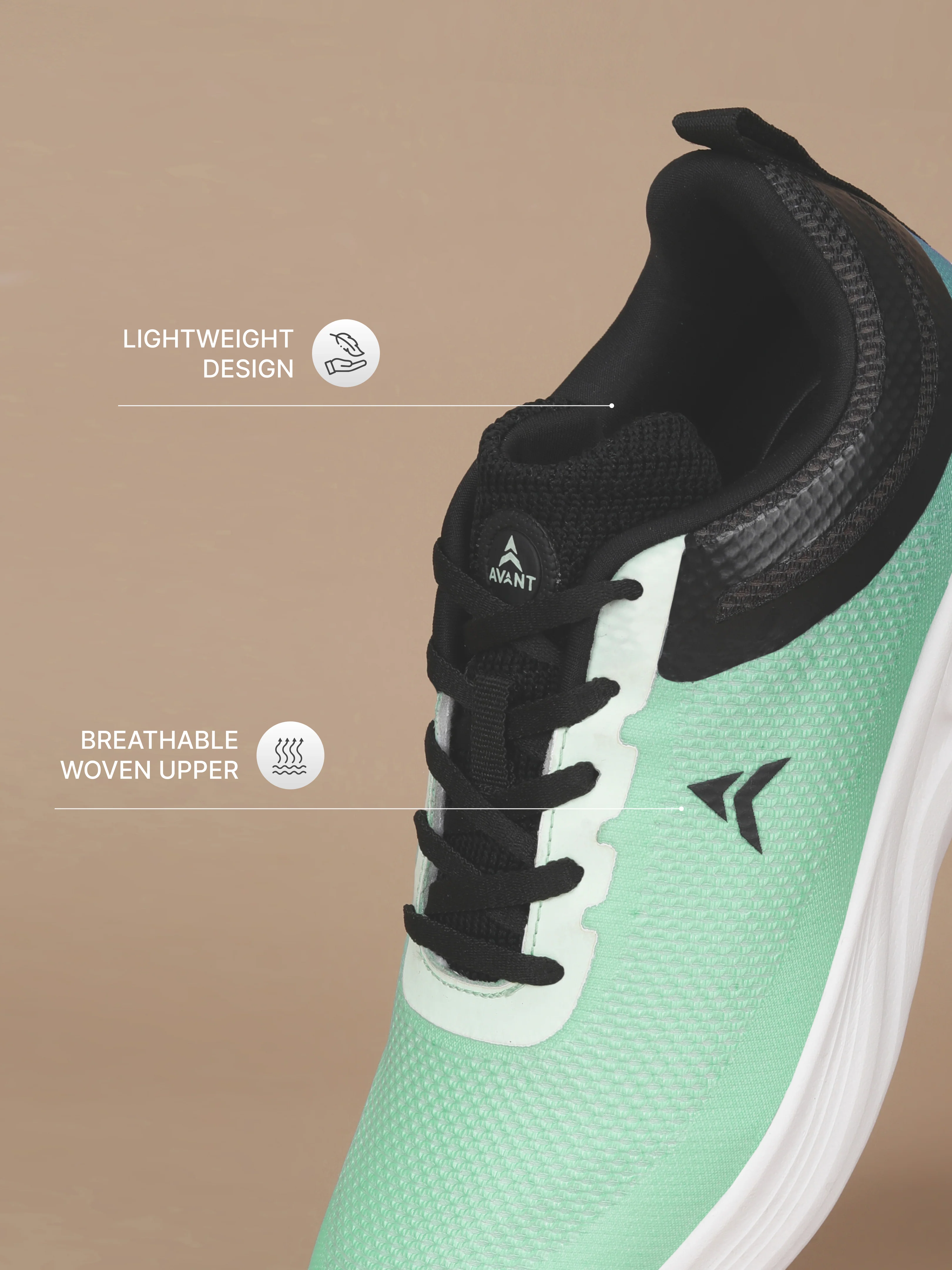 Avant Women's SwiftAura Casual Shoes - Green - Image 4