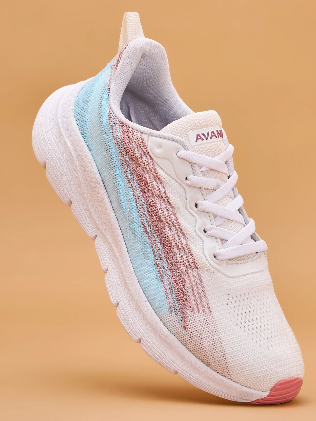 Avant Women's Turbulent Running shoes-White / Blue - Image 6