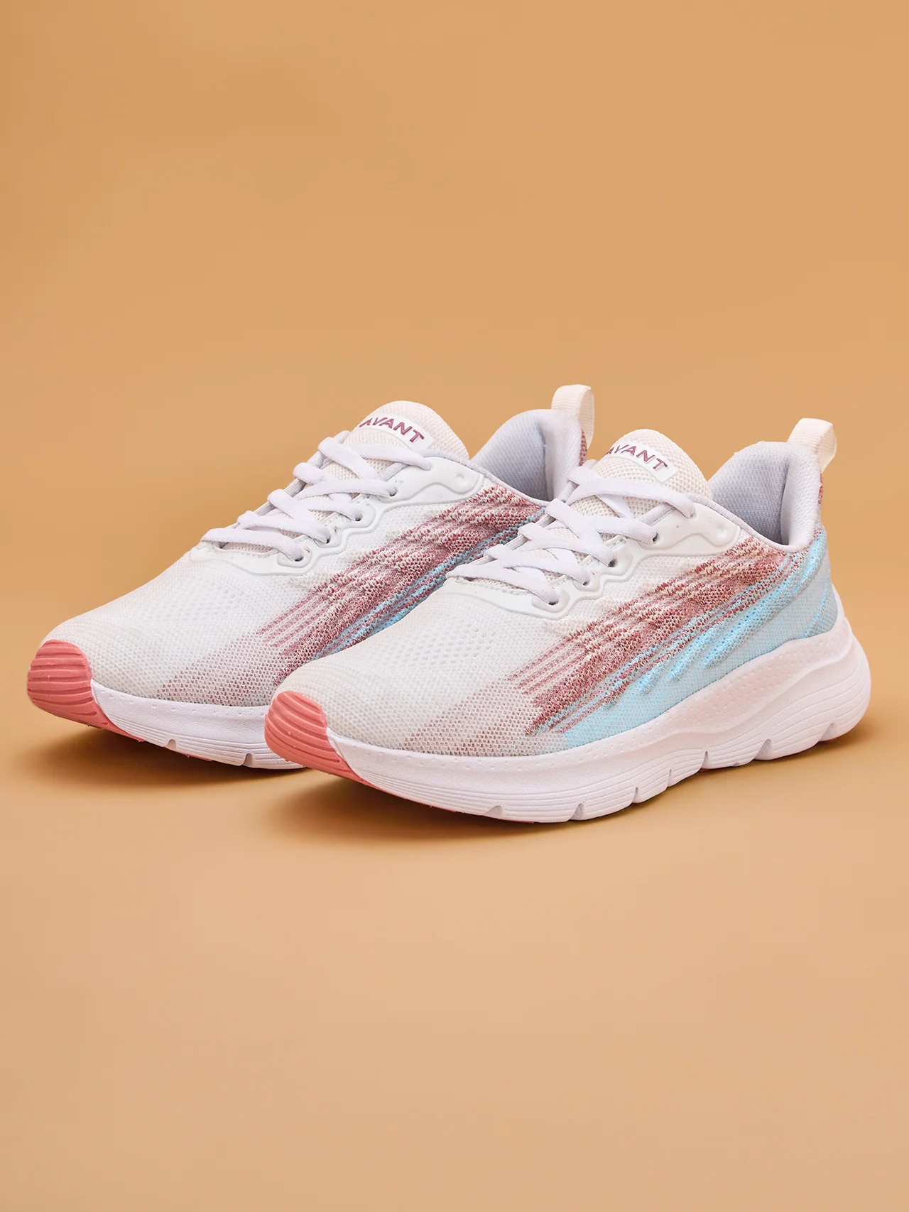 Avant Women's Turbulent Running shoes-White / Blue - Image 7