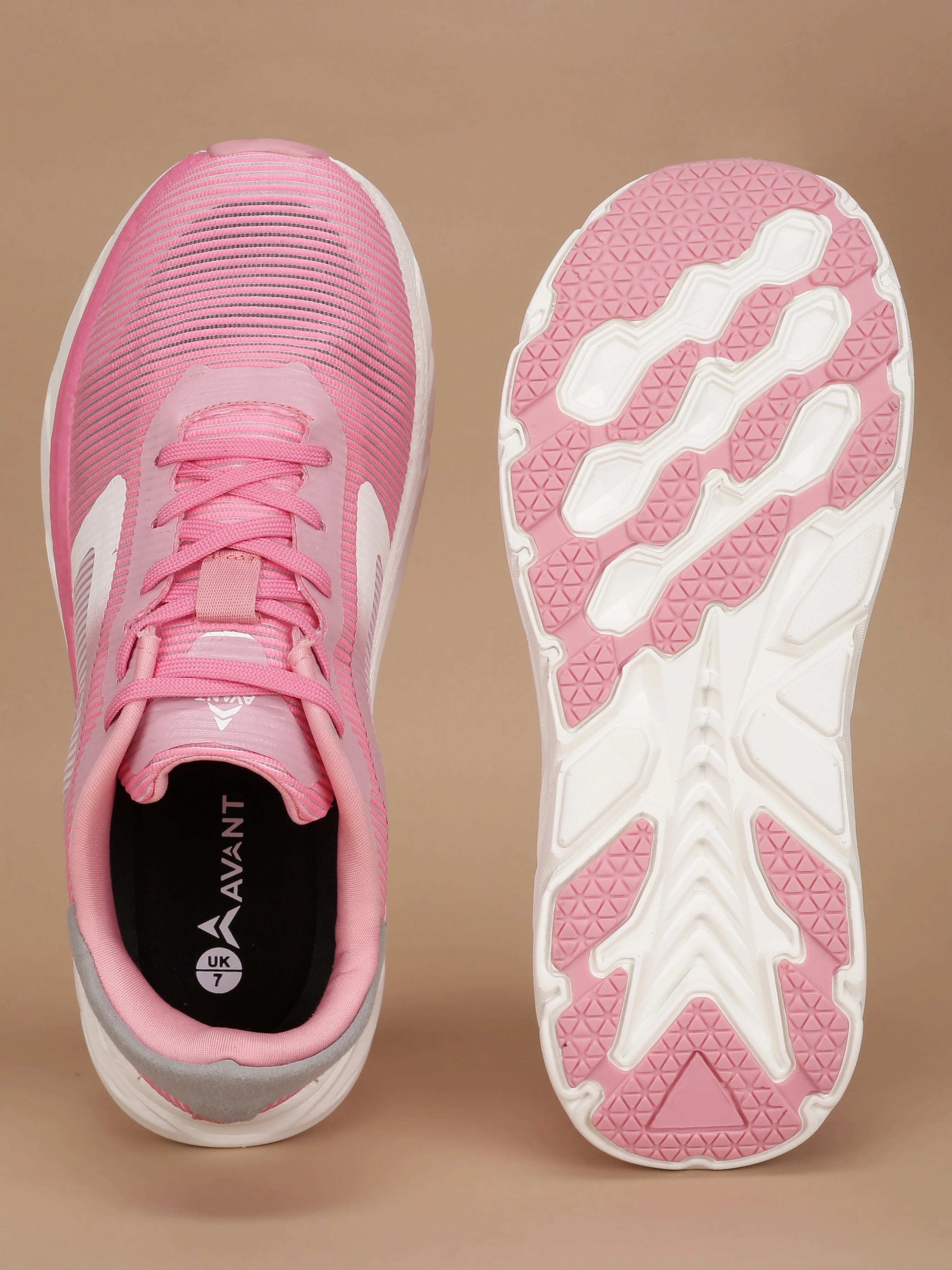 Avant Women's TurqSwift Running Shoes - Pink/White - Image 4