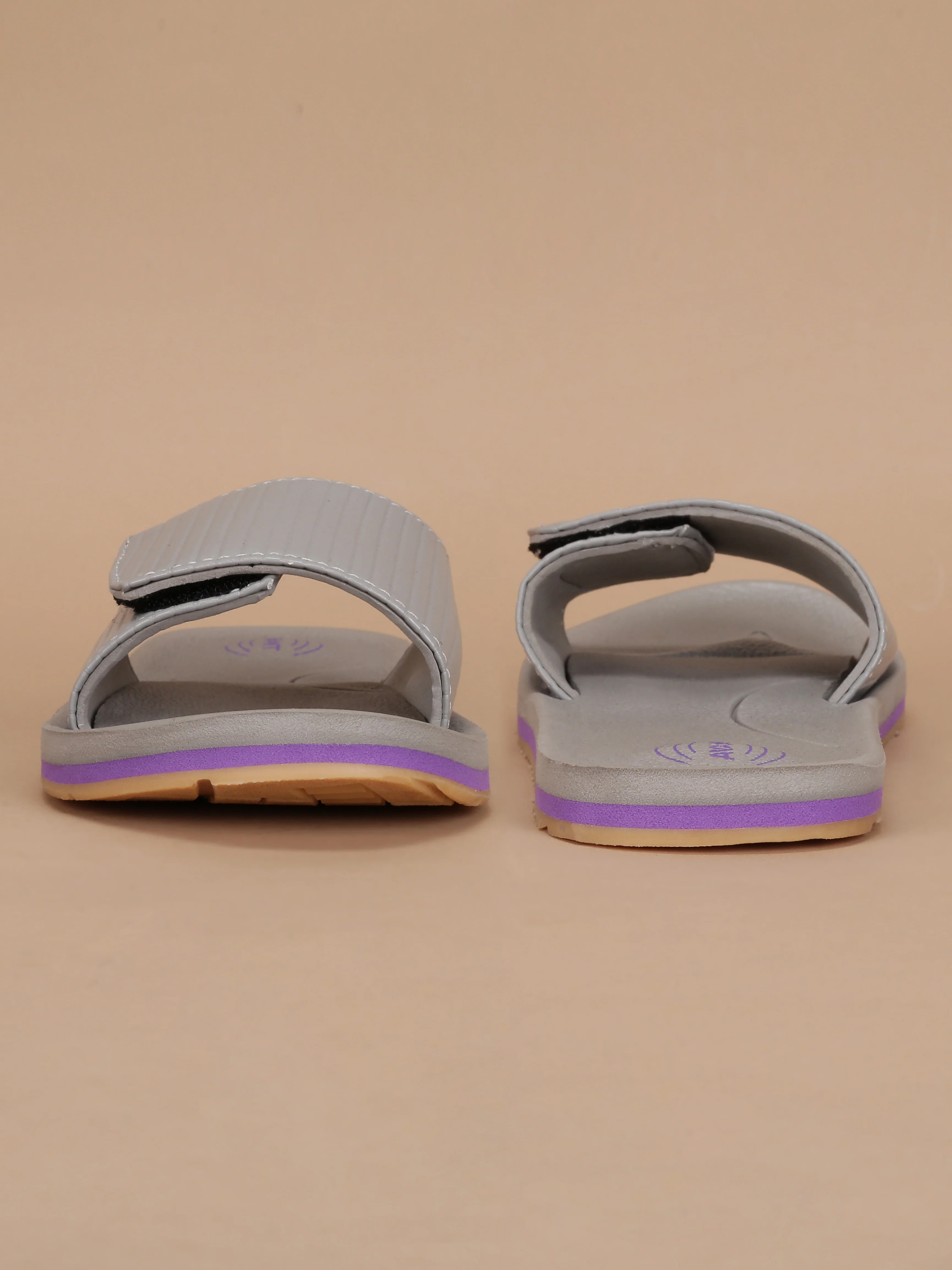 Avant Women's Zyra Sliders - D.Grey/Lt.Grey - Image 5