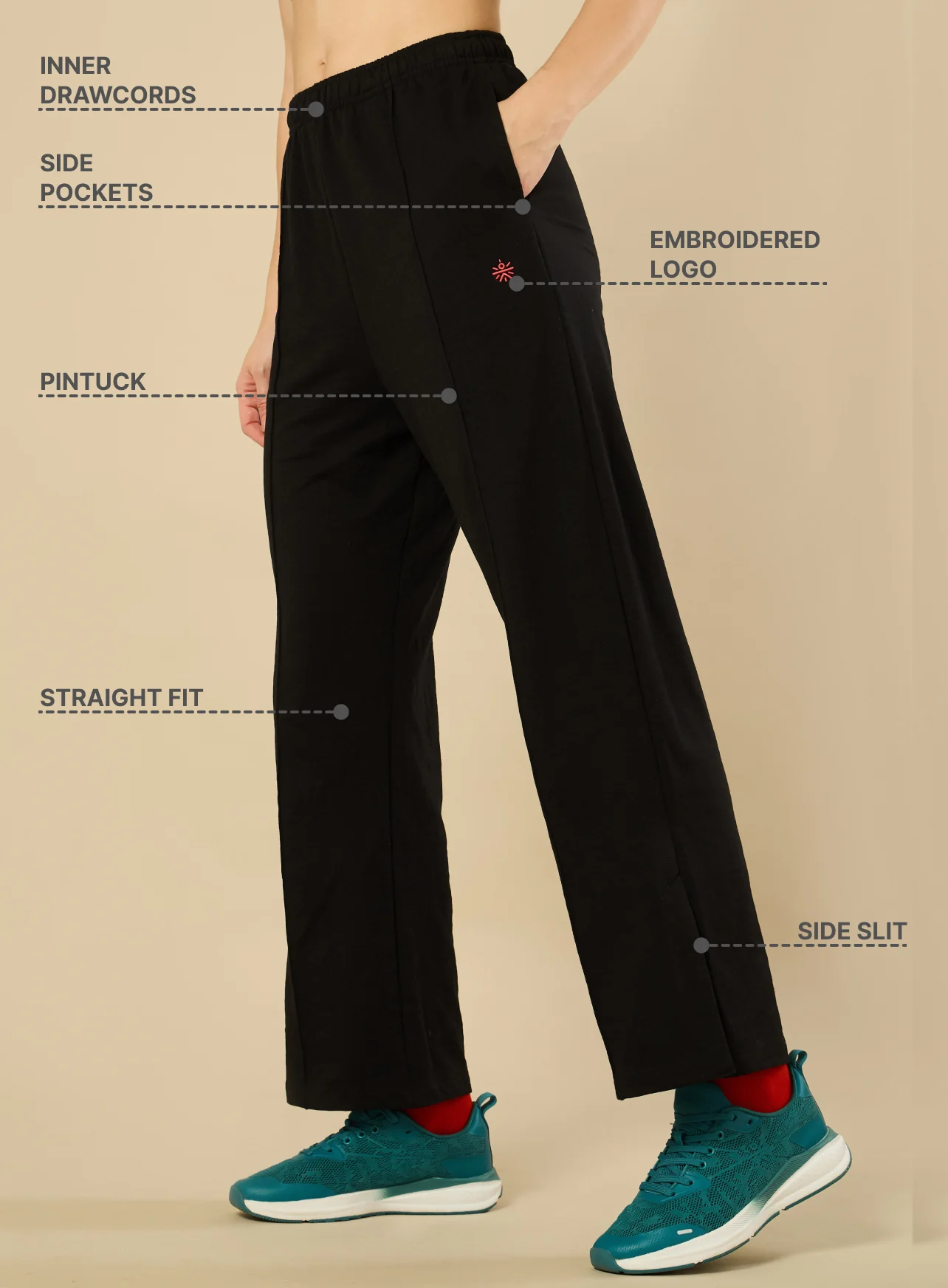 Black Cult Community Straight Trackpant - Image 4