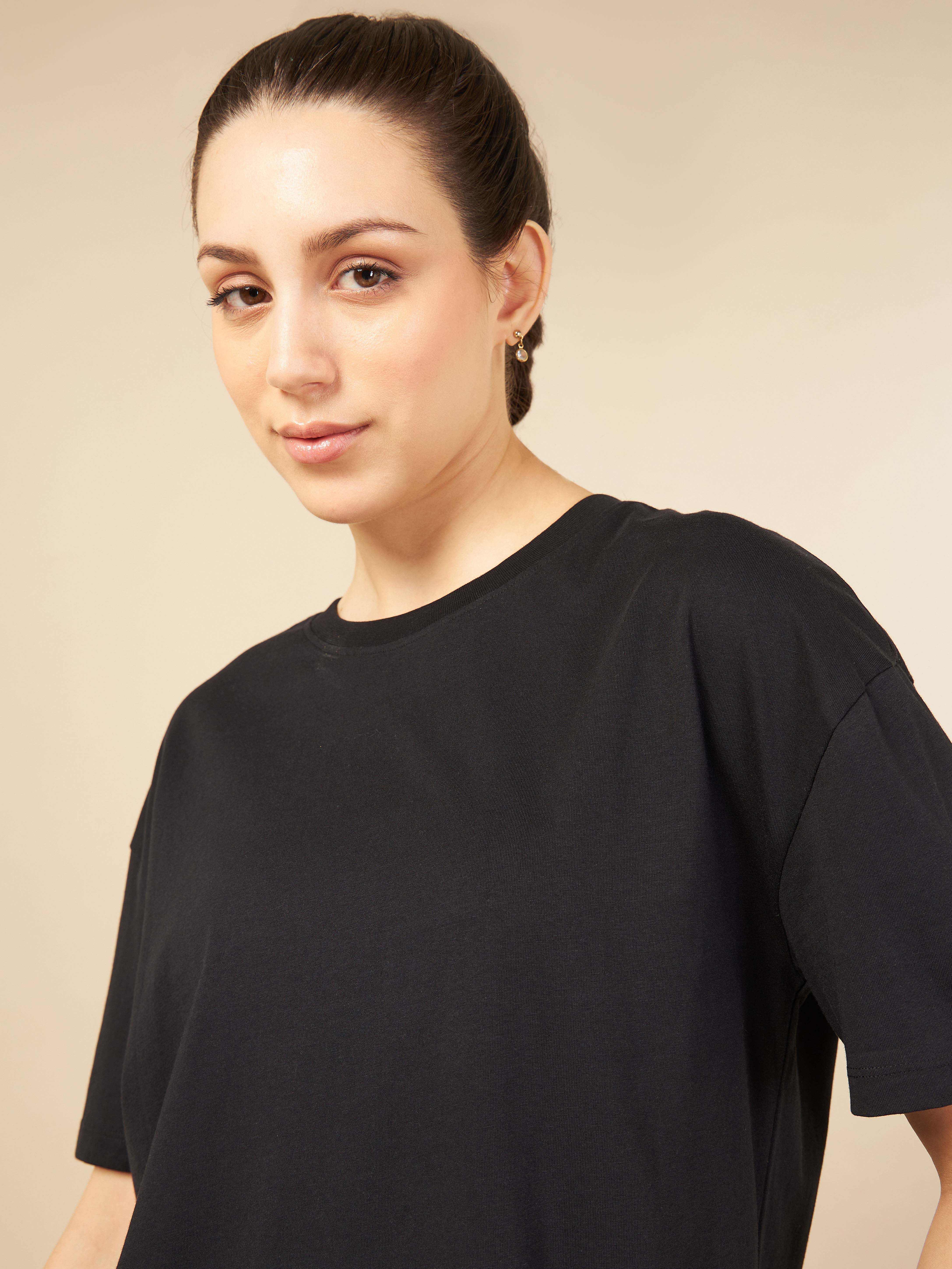 Black Cult Leisure T-shirt for Women - Image 6