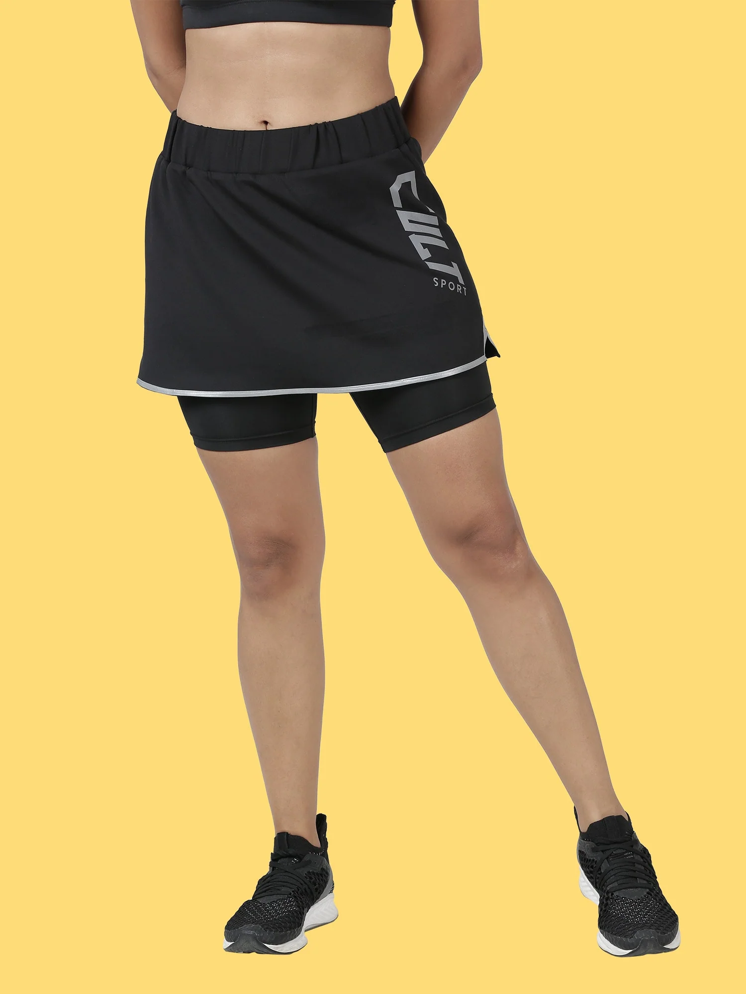 Blakout Jump Black Running Skort - Image 2