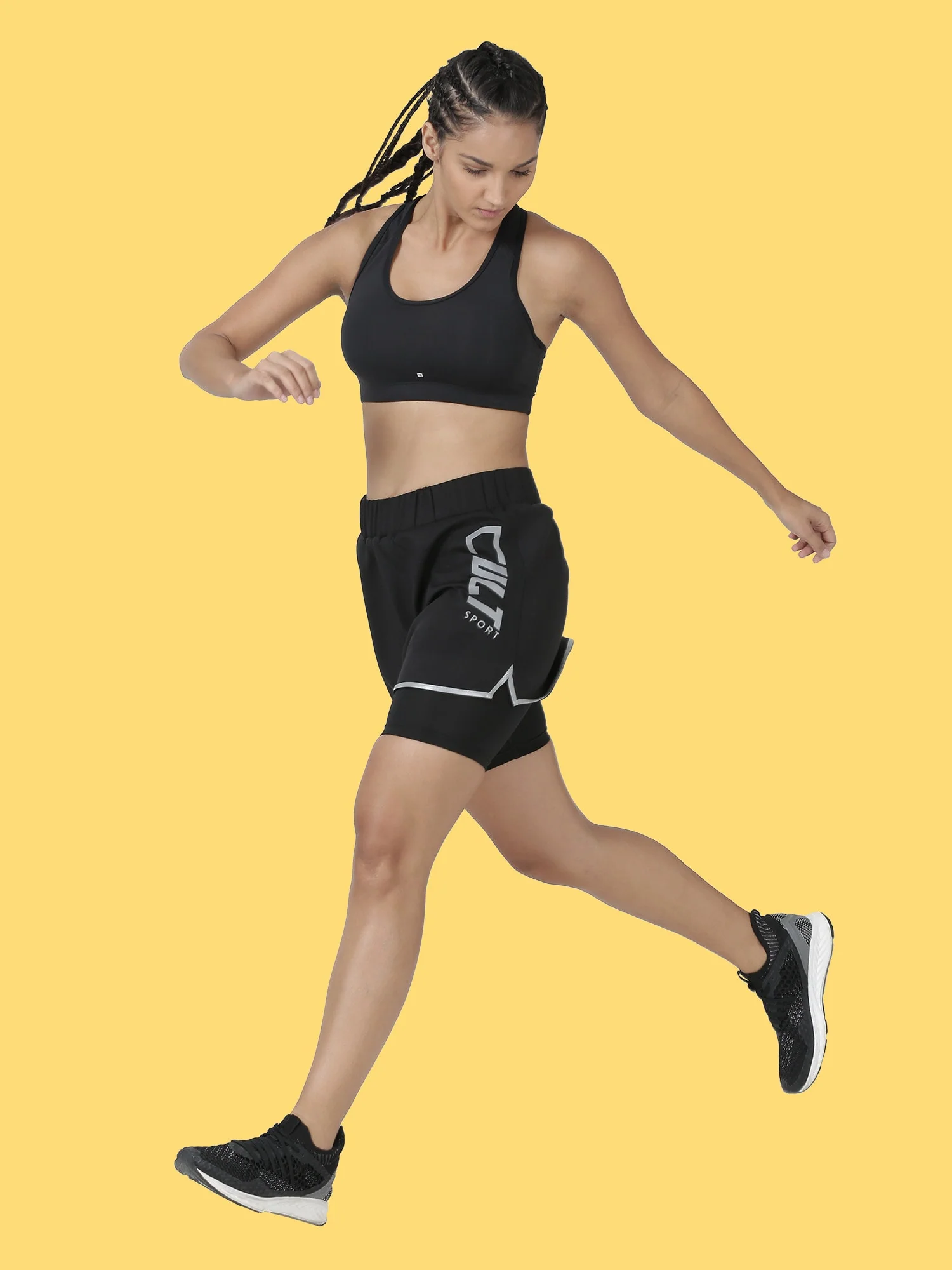 Blakout Jump Black Running Skort - Image 5